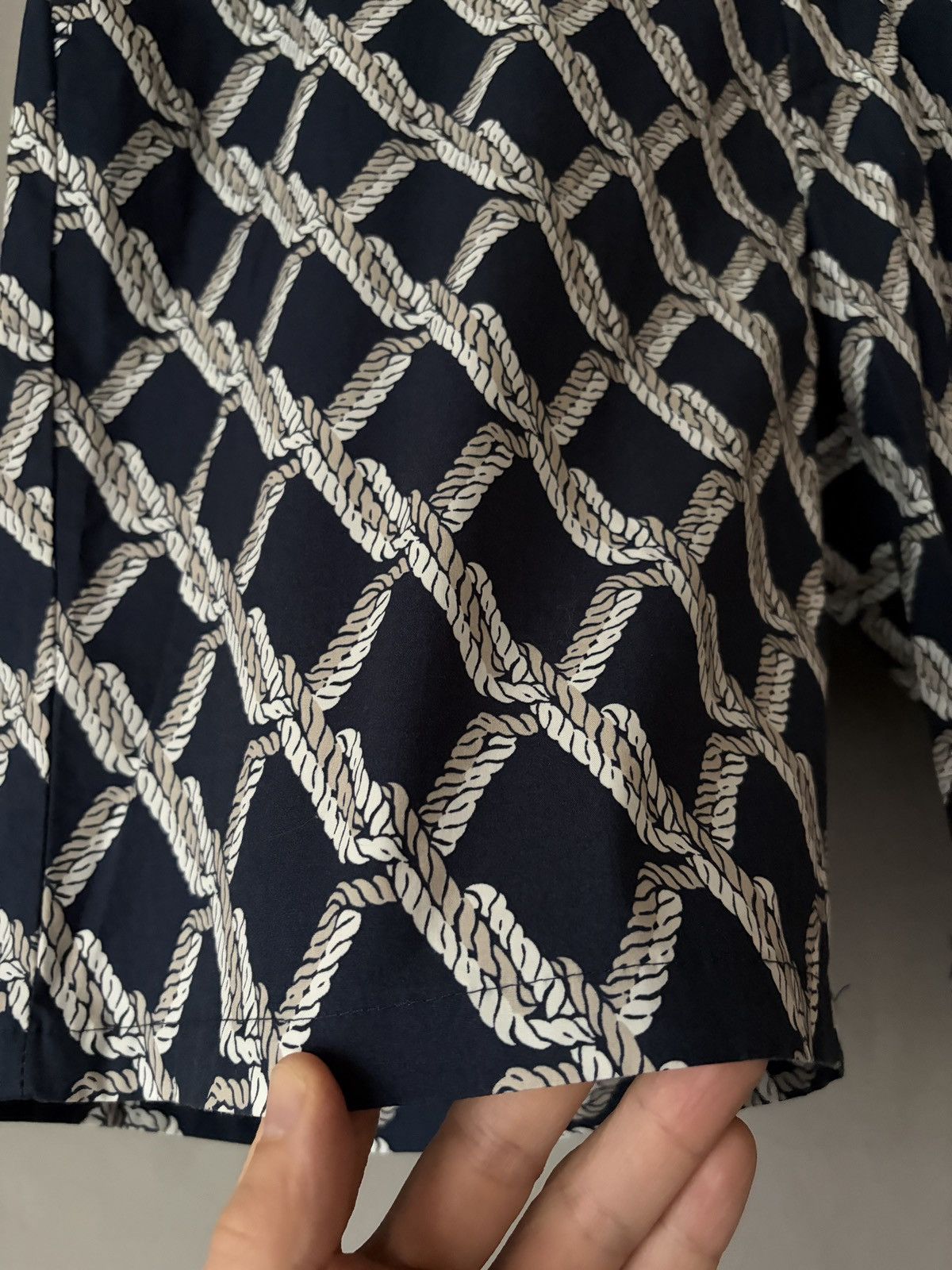Vilebrequin Vilebrequin Knot Pattern Printed Chino Cotton Shorts Size US 36 / EU 52 - 2 Thumbnail