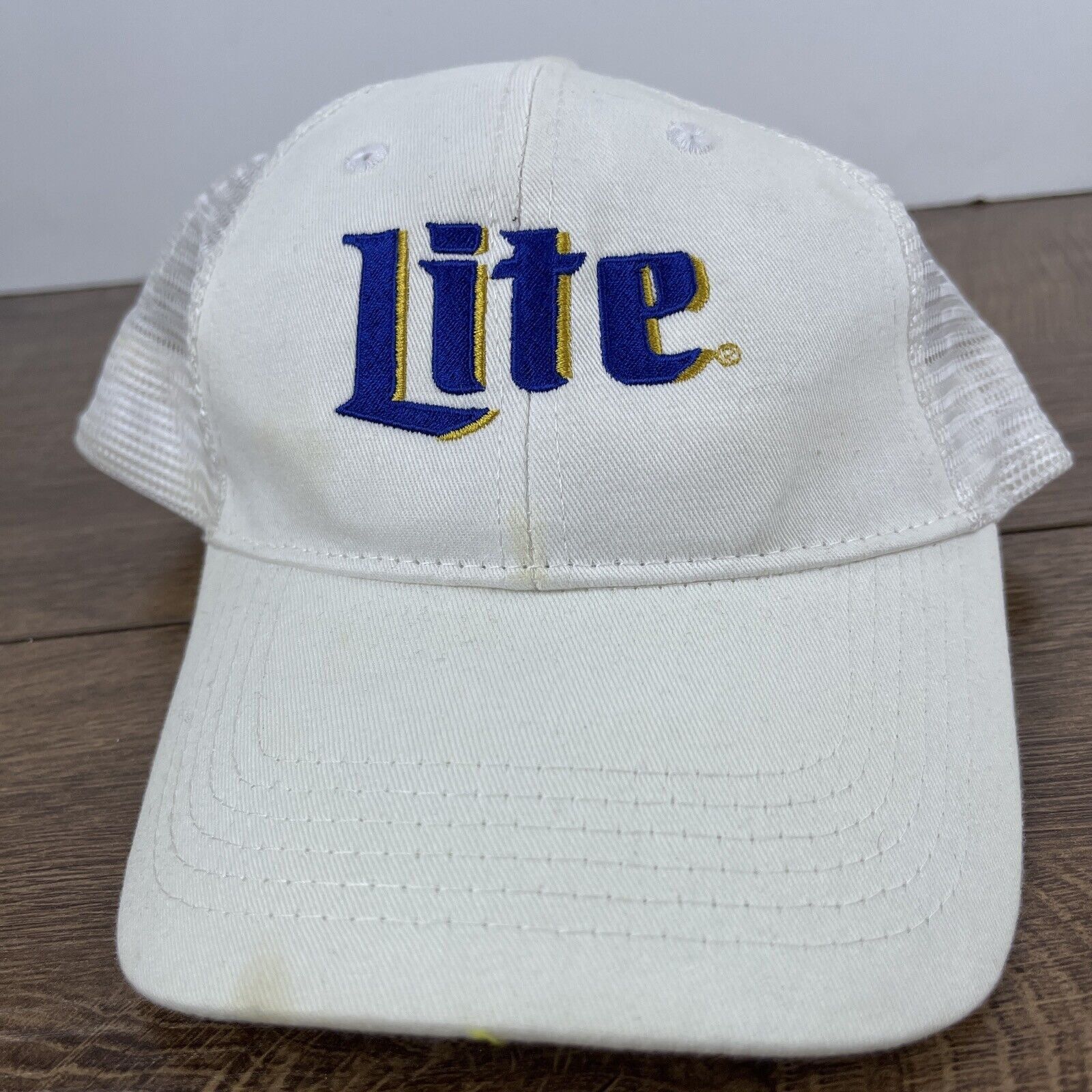 Other Miller Lite Hat Miller Hat Snapback White Adjustable Hat Adu Size ONE SIZE - 4 Thumbnail