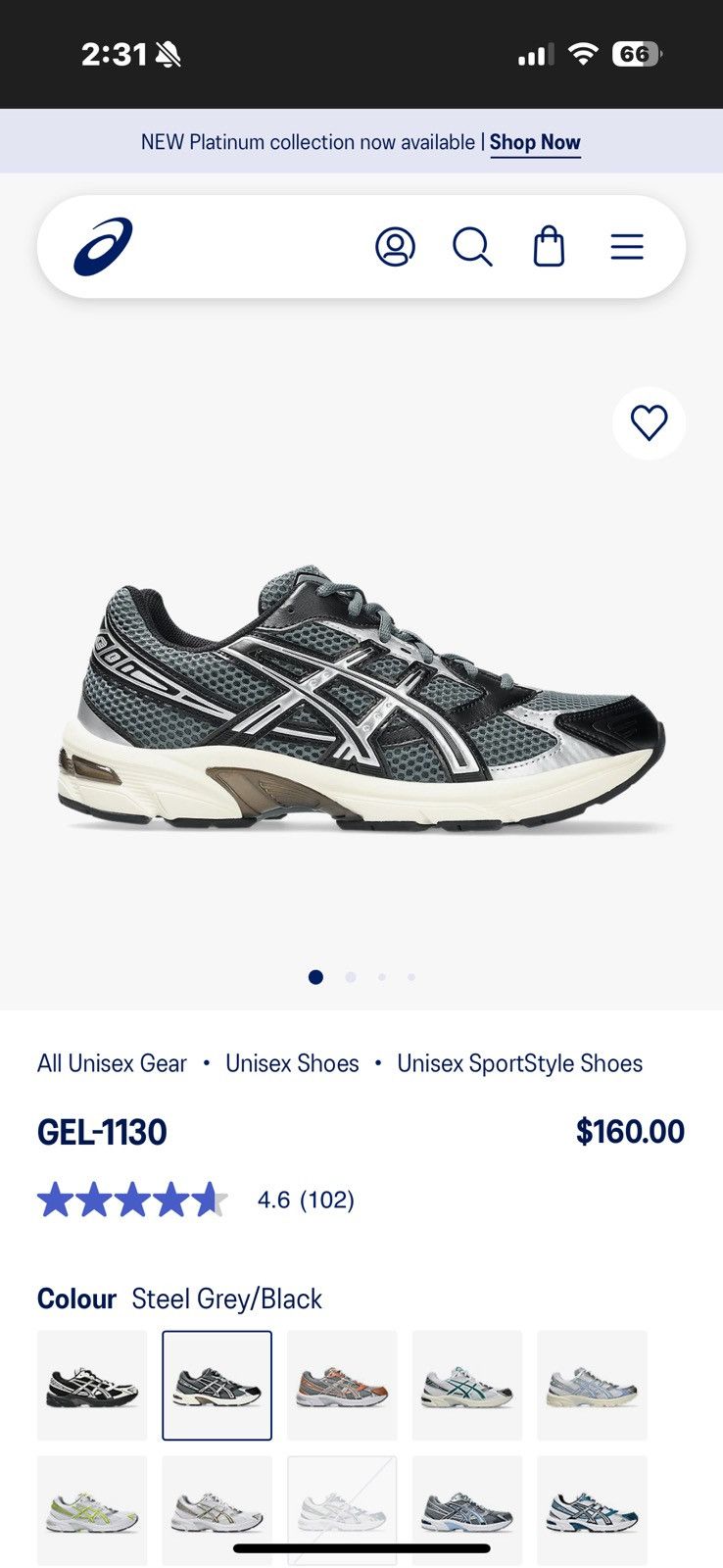 Asics Asics Gel 1130 Size US 9.5 / EU 42-43 - 2 Thumbnail