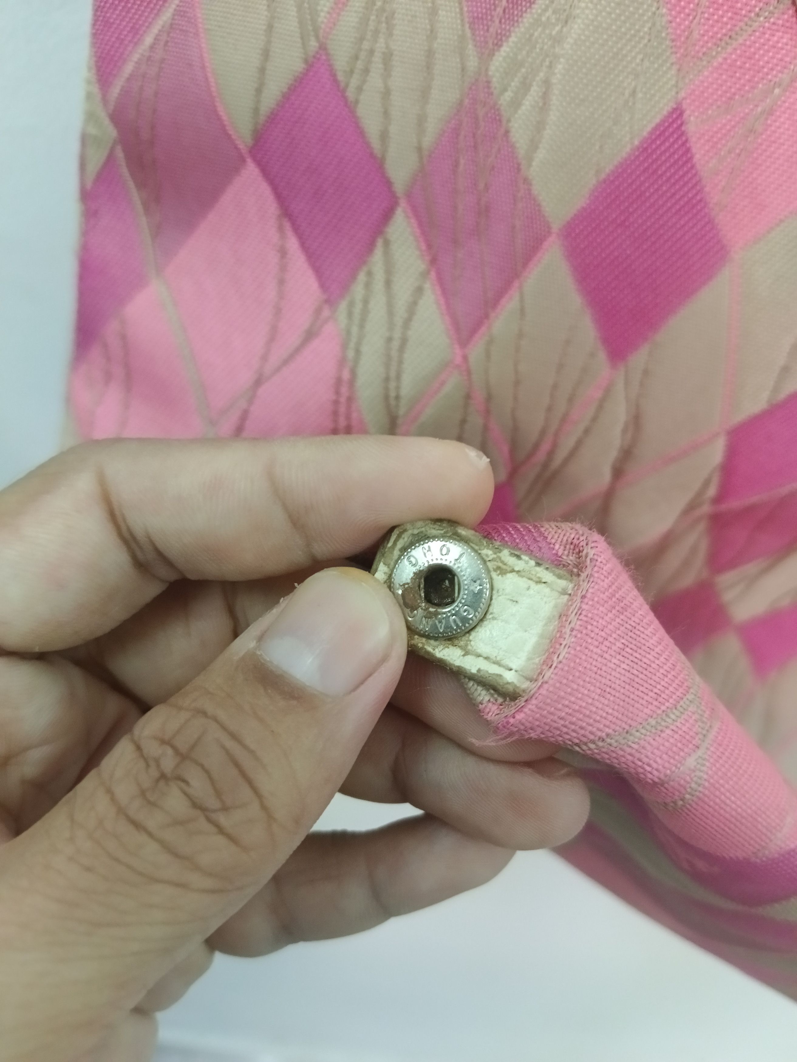 Vivienne Westwood Vintage Vivienne Westwood Pink Argyle Canvas Tote Bag Size ONE SIZE - 10 Thumbnail