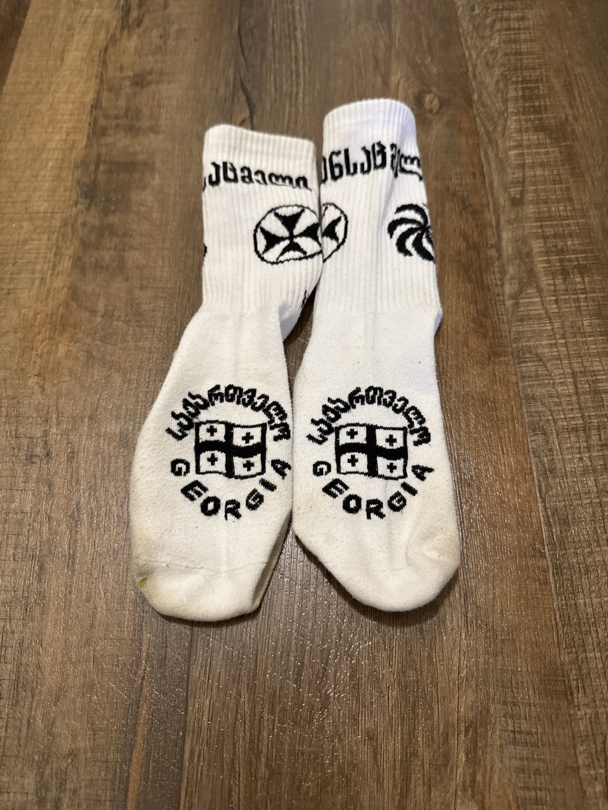 Vetements VETEMENTS georgian flag socks Size ONE SIZE - 2 Thumbnail