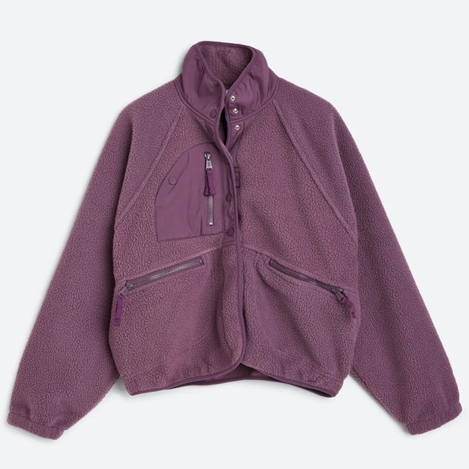 Free People FREE PEOPLE FP Movement Women's Hit the Slopes Jacket Purple Size L / US 10 / IT 46 - 6 Thumbnail