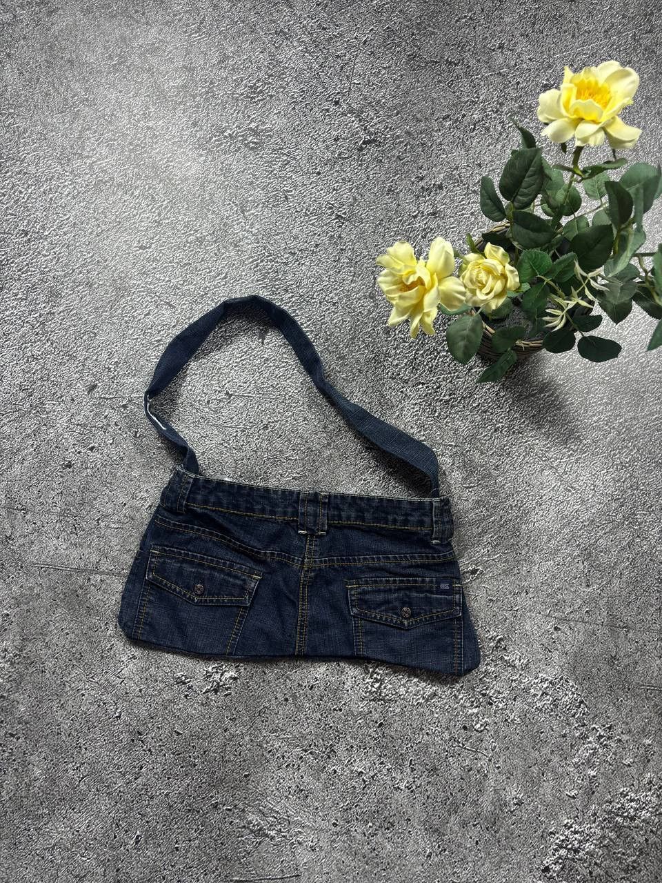 Affliction CECIL Denim Shoulder Bag / Y2K Vintage Mini Bag Size ONE SIZE - 11 Thumbnail