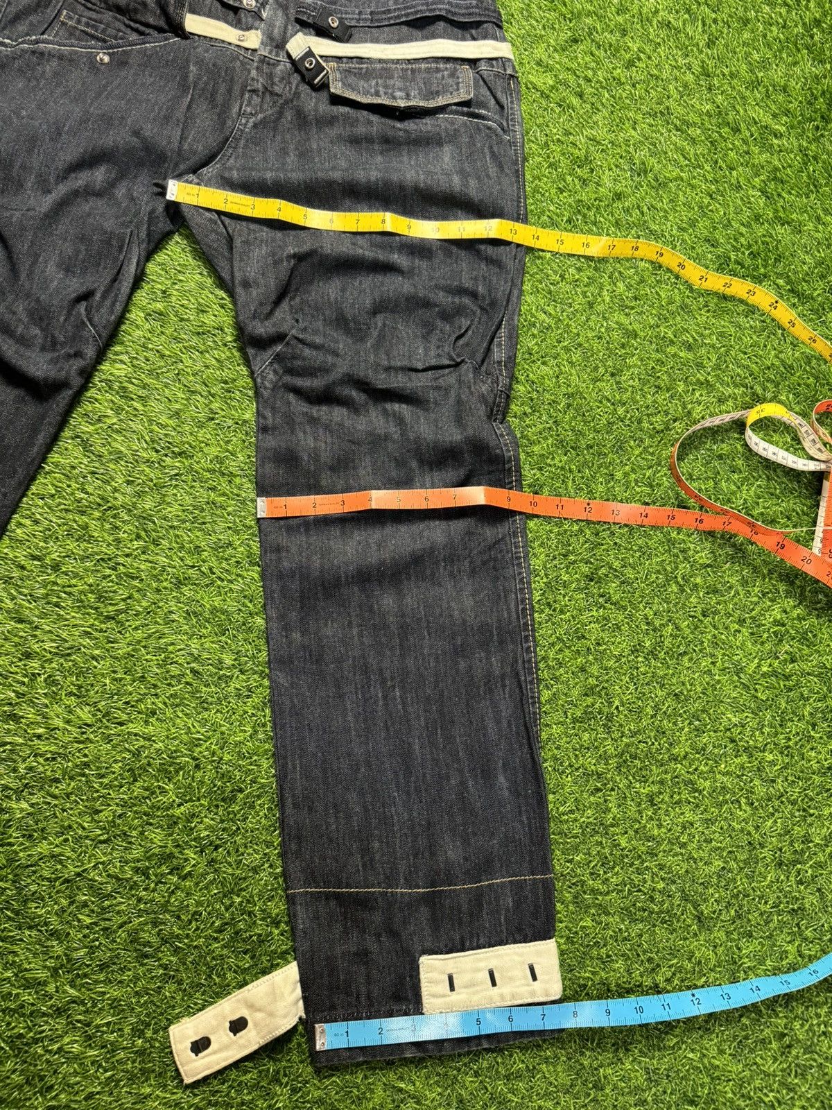 Japanese Brand × Marithe + Francois Girbaud MFG - rebuild jeans Size US 33 - 11 Thumbnail