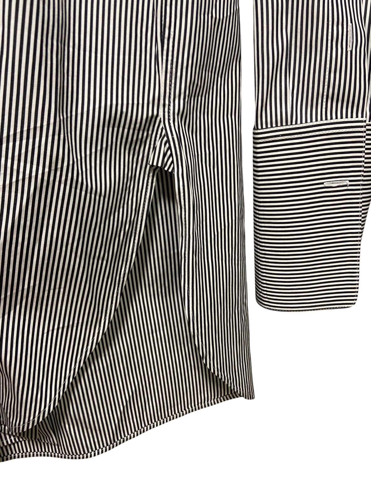 Celine × Designer Celine Women’s Striped Long Sleeve Button Up Dress Size S / US 4 / IT 40 - 8 Thumbnail