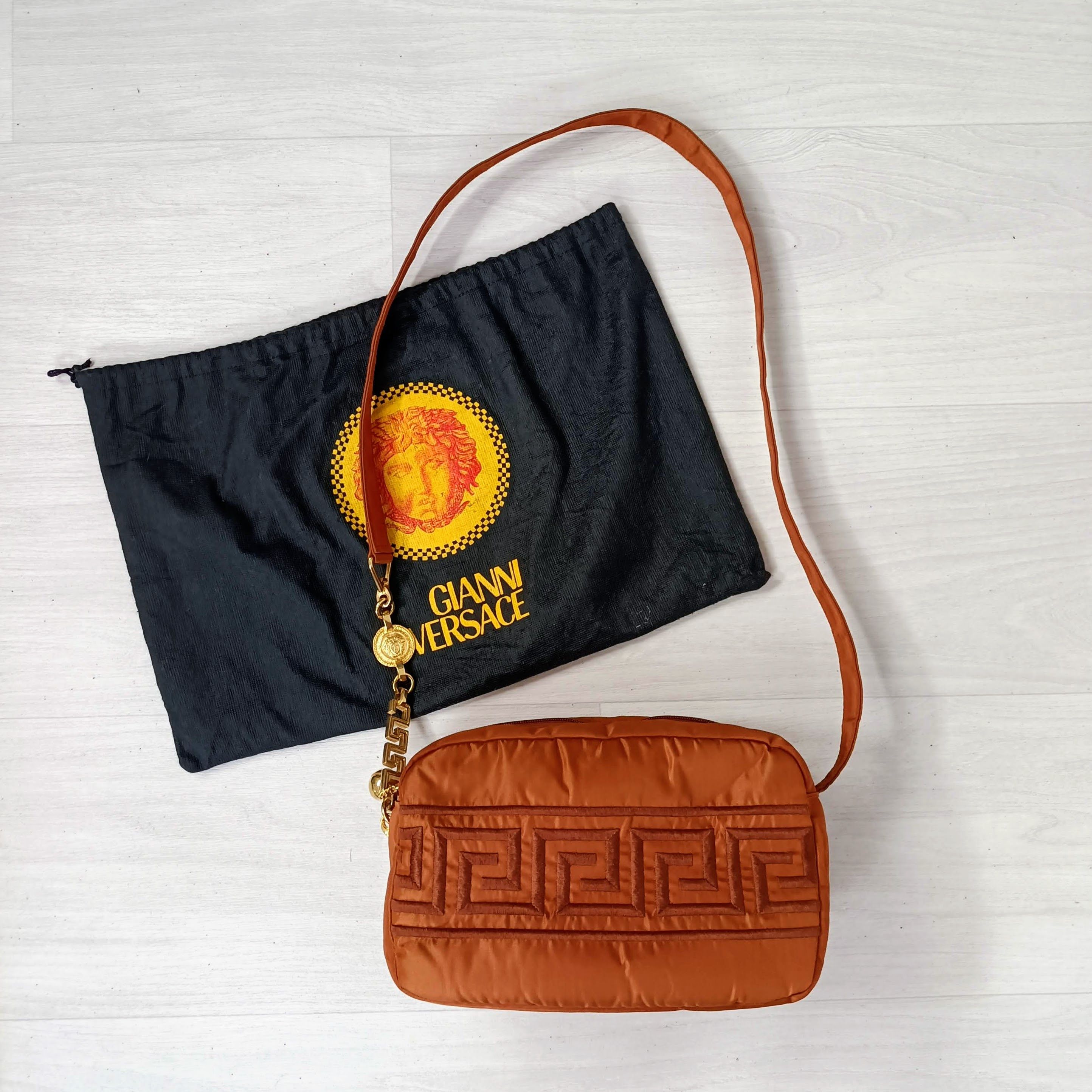 image of Borsa Gianni Versace Vintage in Brown, Women's