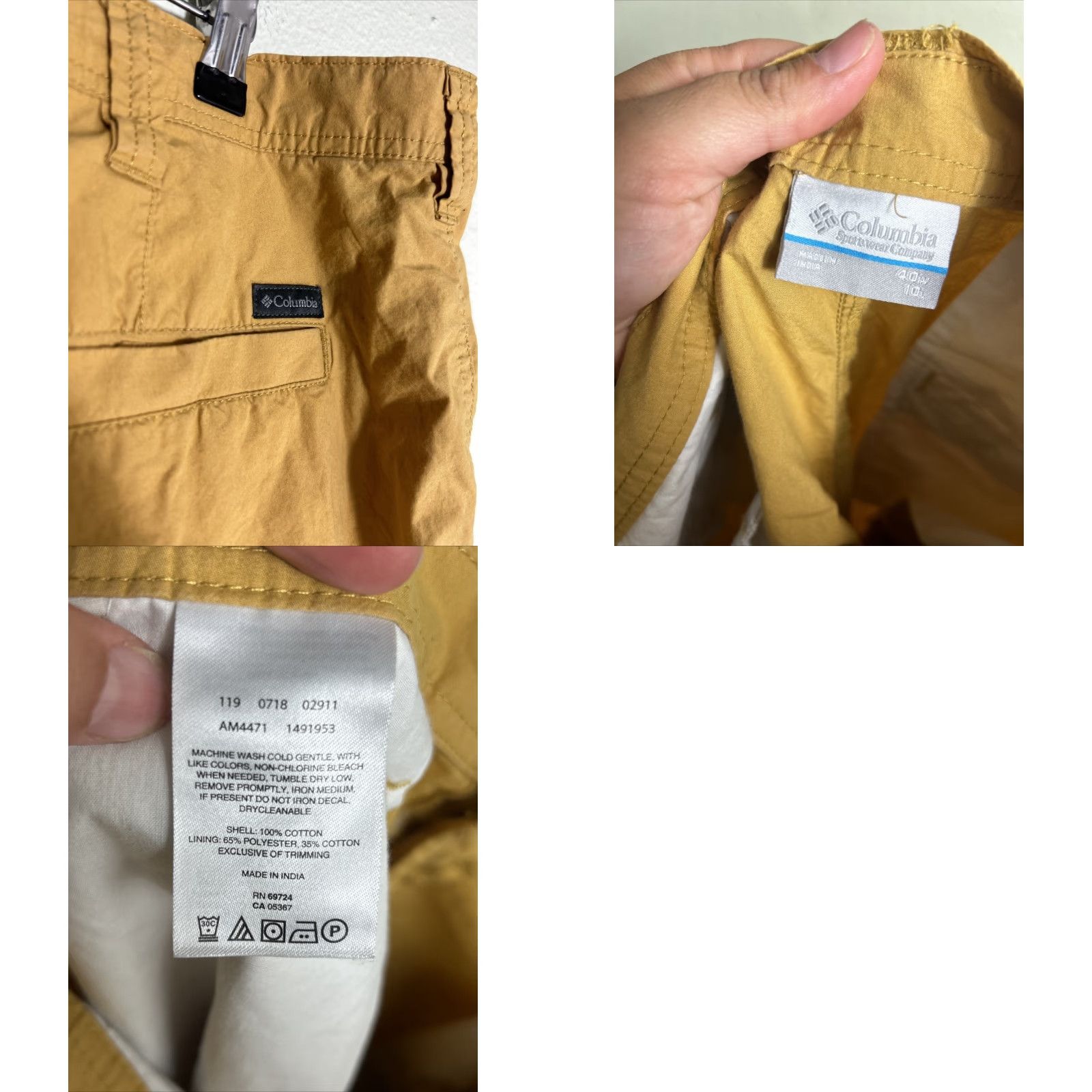 Vintage Columbia Chino Shorts Mustard Yellow 40x10 Flat Front Men Regular Size 40 Shorts Mens Chino Flat Front Mustard Columbia Yellow 40x10 Size US 40 / EU 56 - 9 Thumbnail