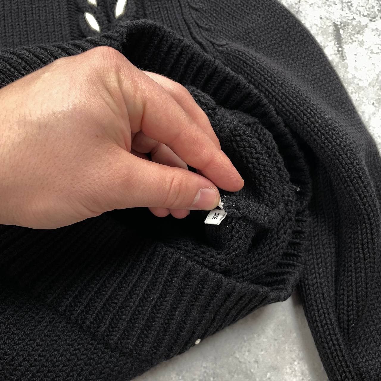 Celine Celine Turtleneck Contrast Cable Knitted Sweater Women’s Size S / US 4 / IT 40 - 13 Thumbnail