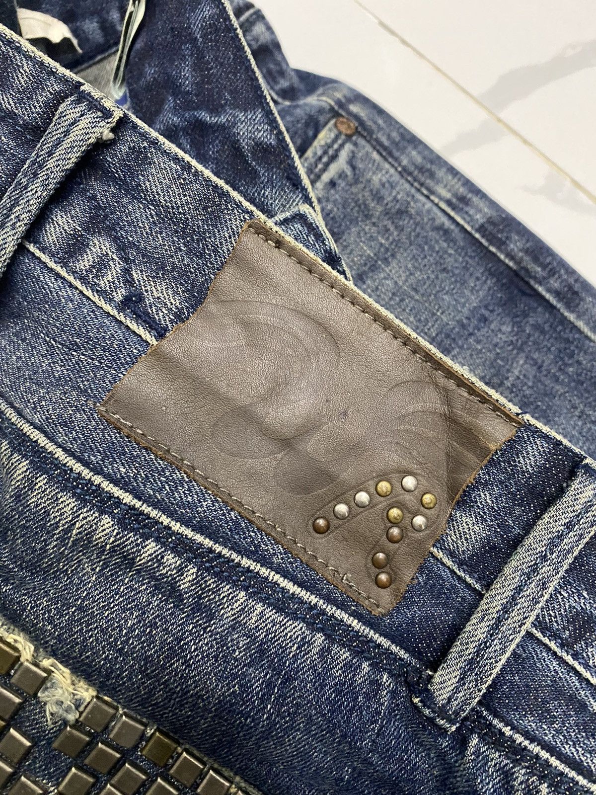 Hysteric Glamour × Undercover GRAIL🔥ARCHIVE REPLAY DISTRESSED DENIM UNDERCOVER STYLE Size US 32 / EU 48 - 8 Thumbnail