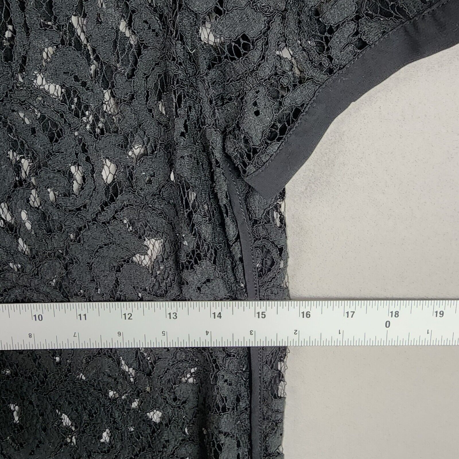 Michael Kors Michael Kors Black Lace Crochet Overlay Blouse Size 4 Size S / US 4 / IT 40 - 6 Thumbnail