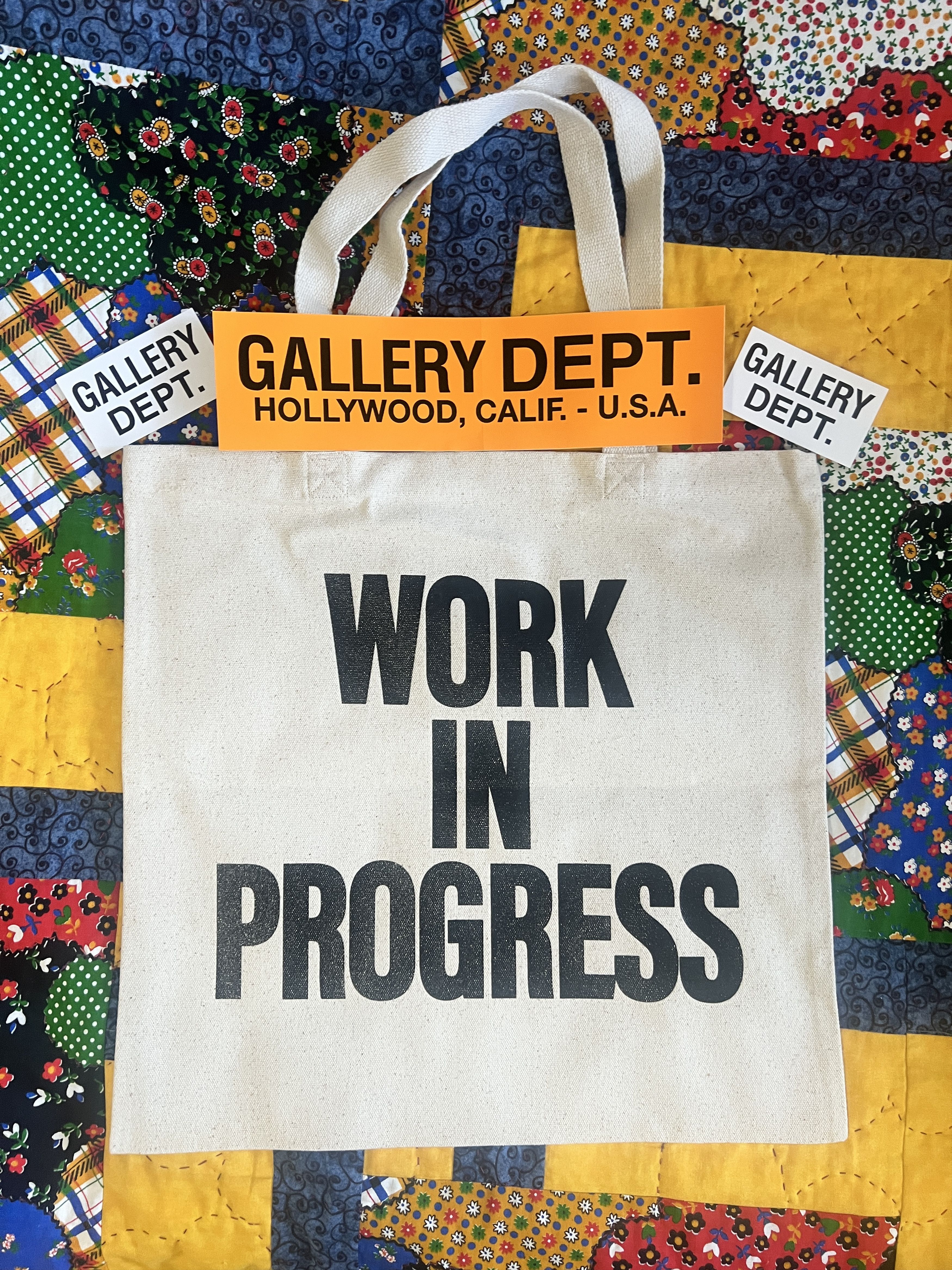 Gallery Dept. Gallery Dept. Tote Bag - "Work in Progress" Size ONE SIZE - 1 Thumbnail