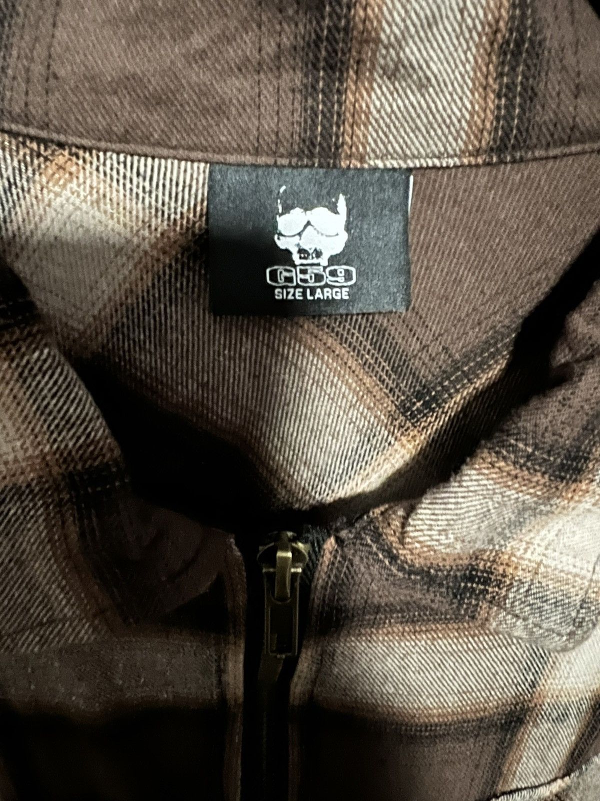 G59 Records G59 - SHADOW PLAID ZIP FLANNEL (BROWN) LARGE Size US L / EU 52-54 / 3 - 3 Thumbnail