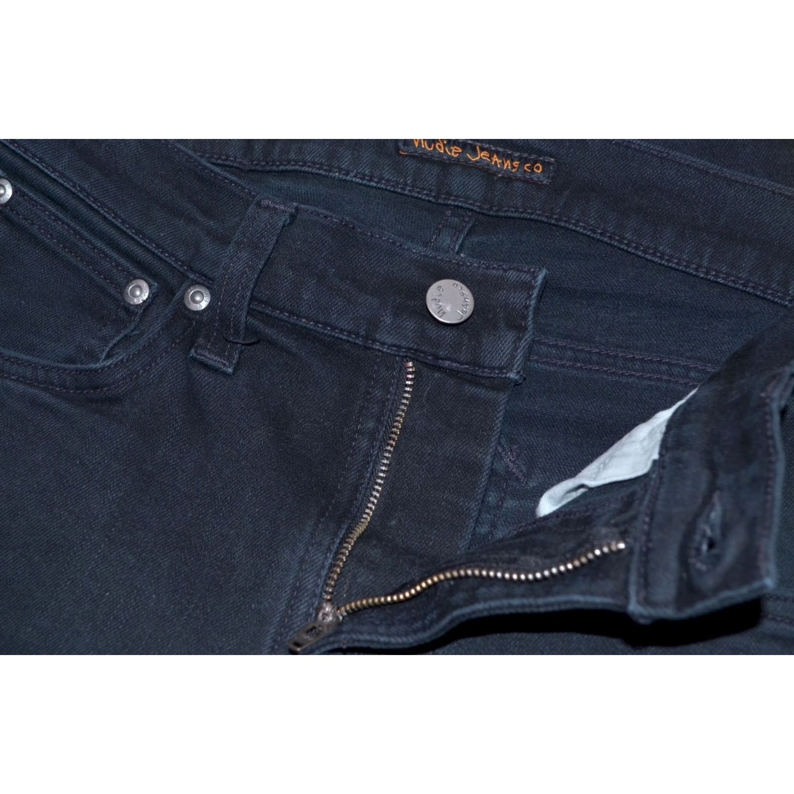 Nudie Jeans Nudie Jeans Lean Dean Dry Ever Black Slim Fit Stretch Organic Denim W30 L30 Jeans Mens Slim Size US 30 / EU 46 - 5 Thumbnail