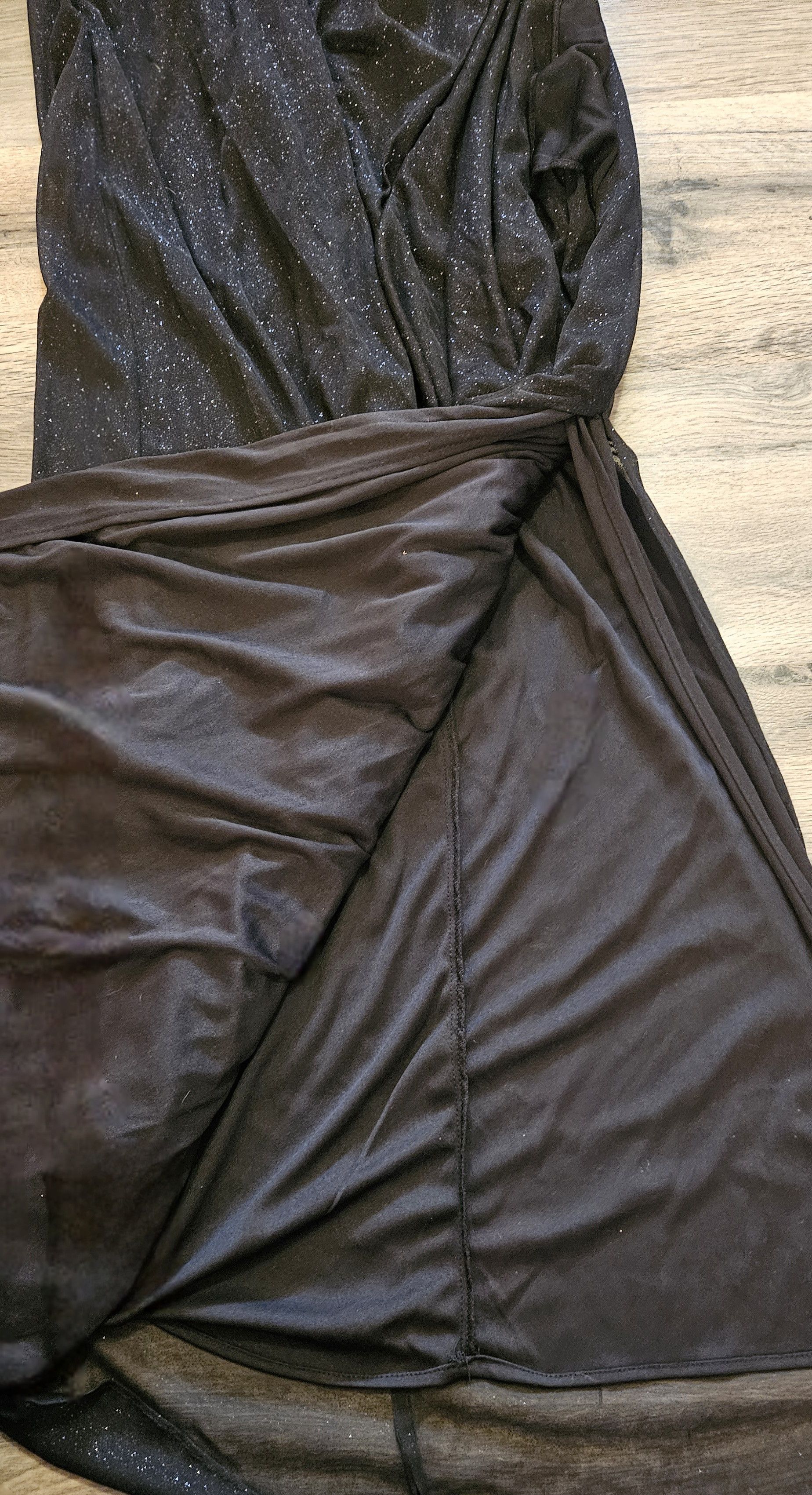 Alex Evenings Alex Evenings Cold-Shoulder Draped Metallic Gown Size 10 Size L / US 10 / IT 46 - 9 Thumbnail