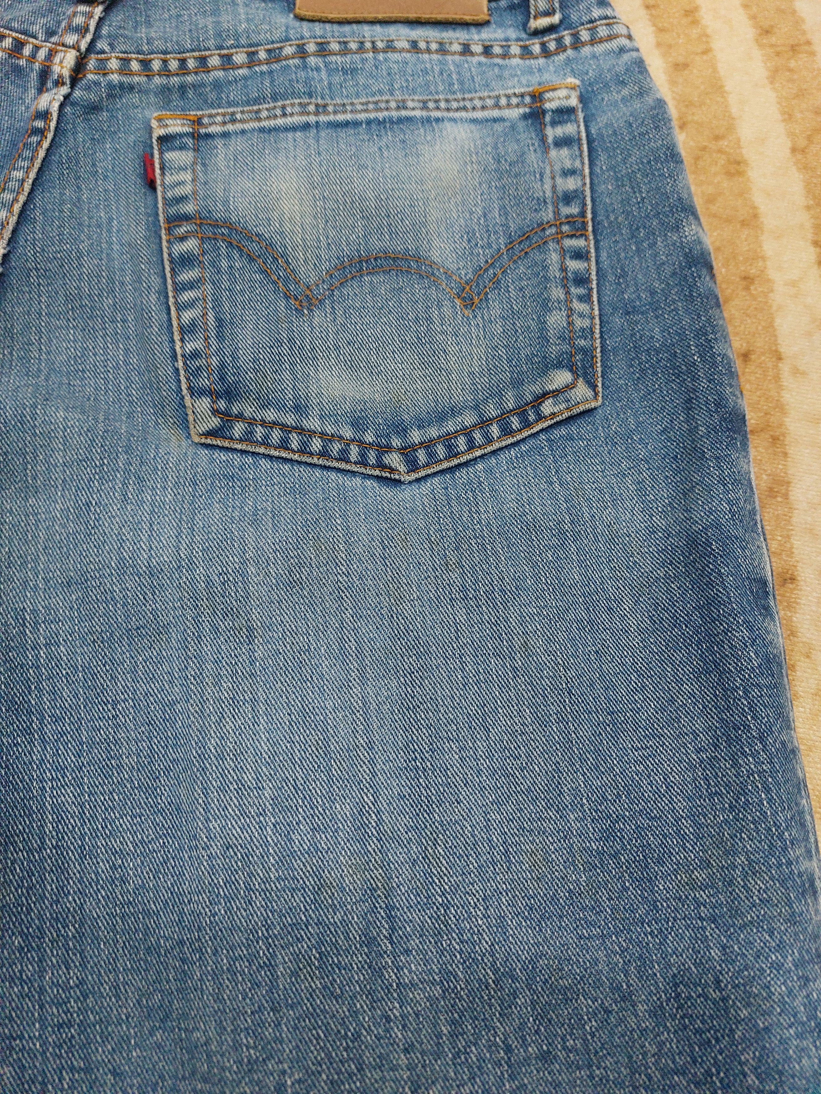 Edwin VINTAGE EDWIN 503 REGULAR DISTRESSED MUD WASH JAPANESE DENIM Size US 35 - 16 Thumbnail
