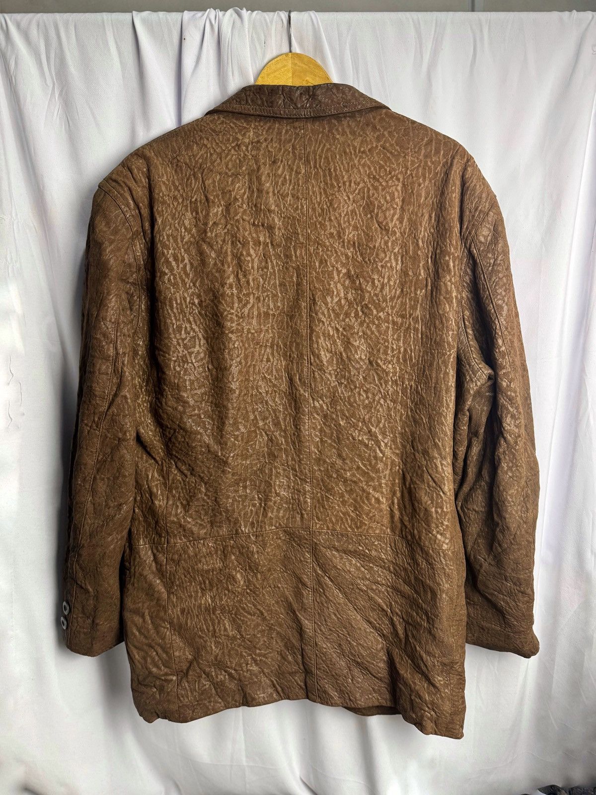 If Six Was Nine × Japanese Brand × Le Grande Bleu (L.G.B.) Leather Suede Blazer Intermezzo Japanese Goa Size 48L - 2 Thumbnail