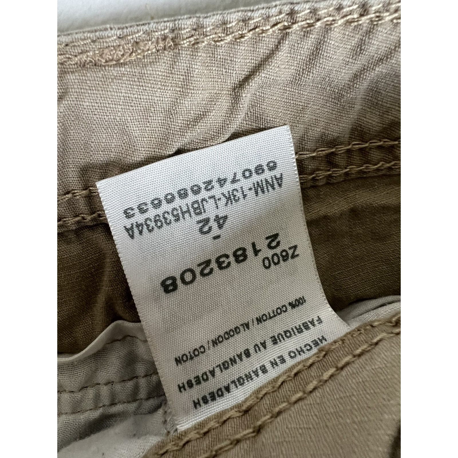 Lee Lee Dungarees Cargo Ripstop Shorts Mens 42 Brown Khaki Size US 42 / EU 58 - 3 Thumbnail