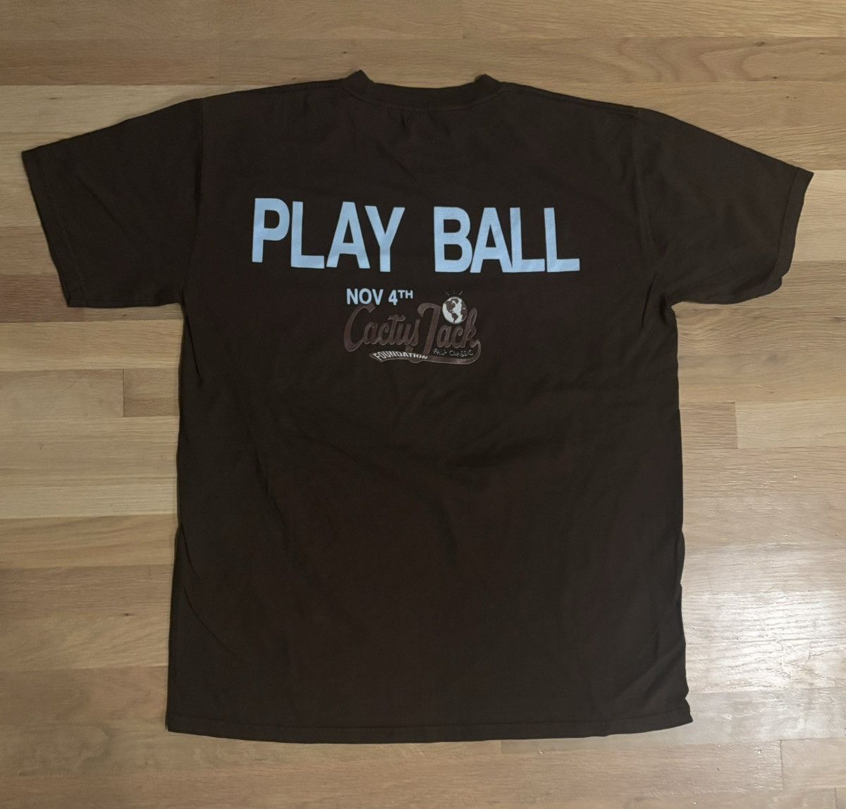 Travis Scott Cactus Jack 2023 Celebrity Softball Batter Up Tee Size US S / EU 44-46 / 1 - 2 Thumbnail