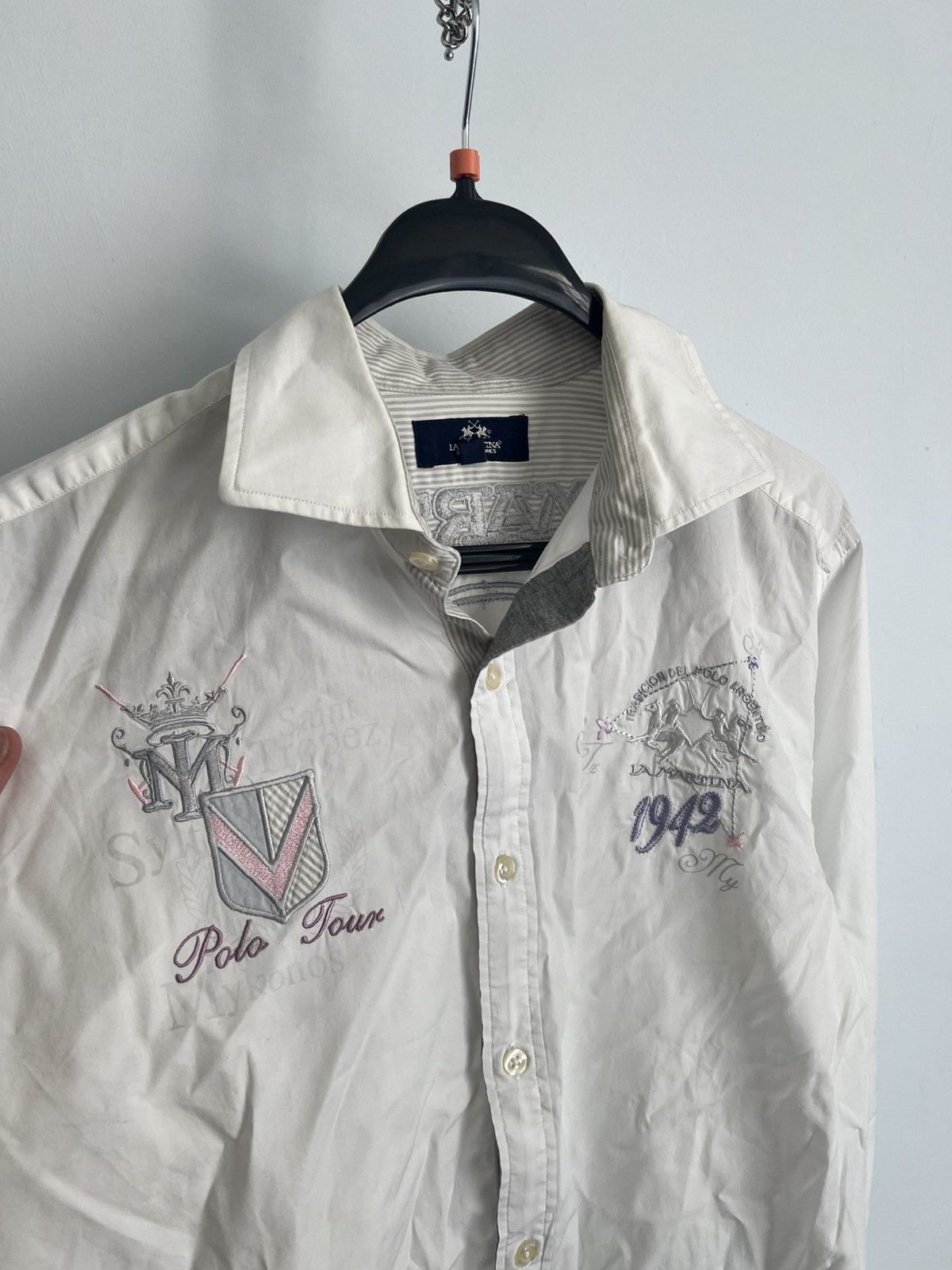 La Martina La Martina Shirt Long Sleeve Polo Cup Y2K Size M Size US L / EU 52-54 / 3 - 2 Thumbnail