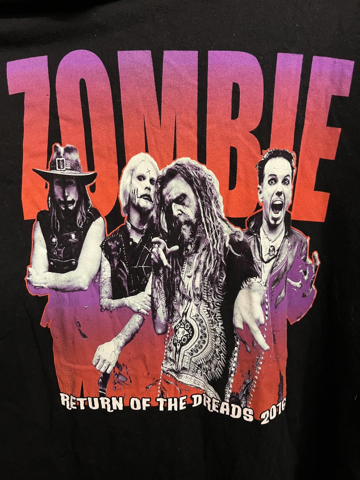 Designer Rob Zombie 2016 Tour T-shirt Return of the Dreads Shirt - L Size US L / EU 52-54 / 3 - 4 Thumbnail