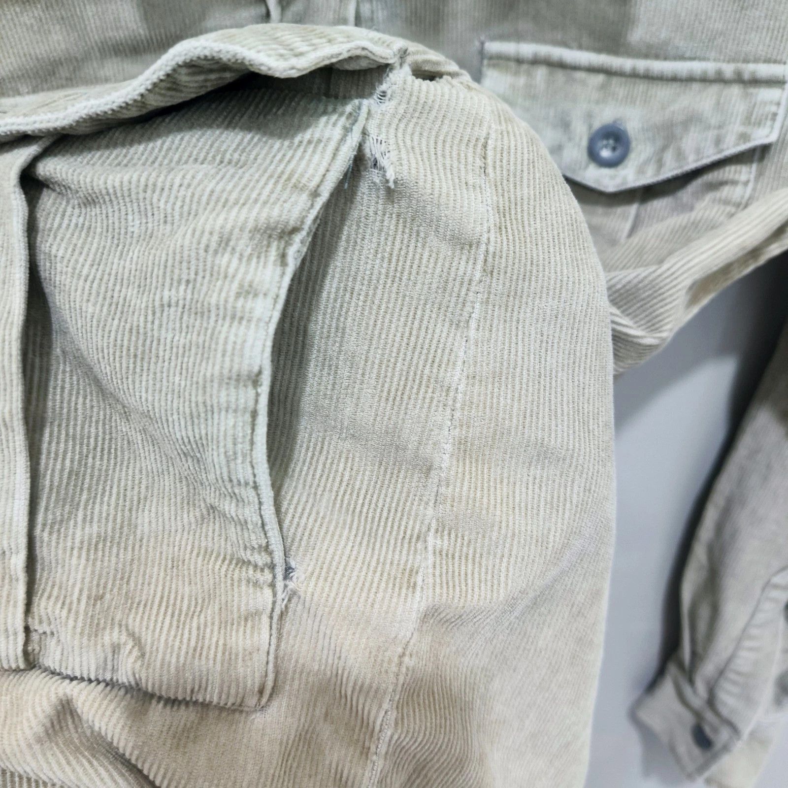 A.P.C. Vintage A.P.C. Corduroy Long Coat Jacket Made in France Size XS / US 0-2 / IT 36-38 - 9 Thumbnail