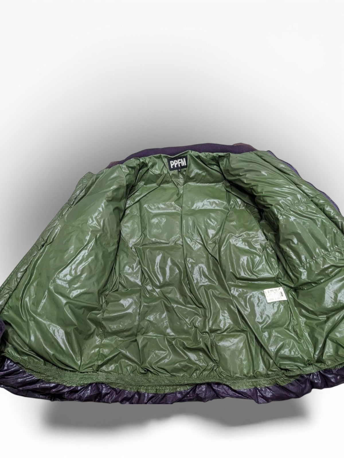 PPFM RARE PURPLE ‘PPFM IS REGISTERED AT ROCK’ PUFFER JACKET Size US S / EU 44-46 / 1 - 8 Thumbnail
