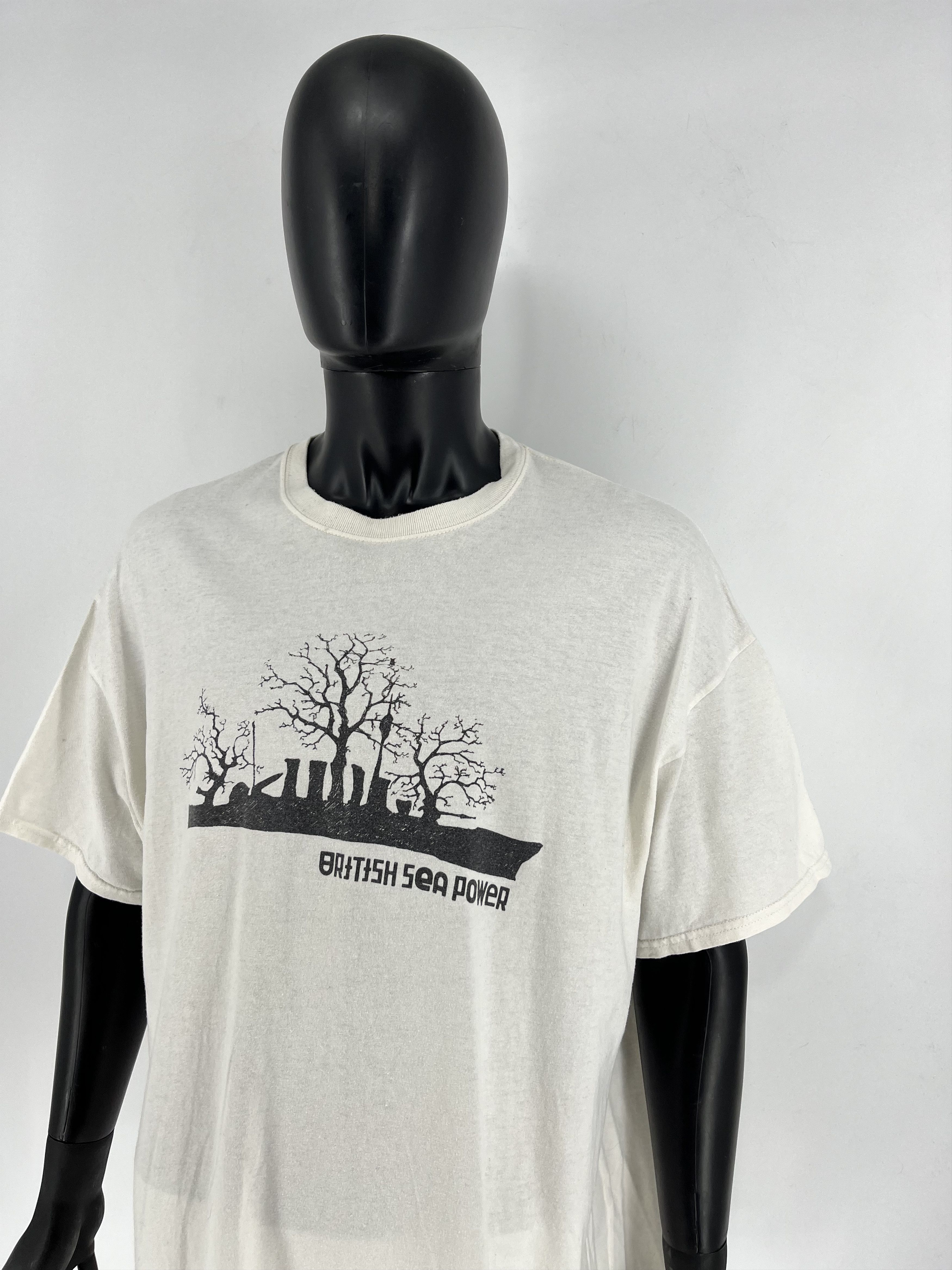 Band Tees × Vintage British Sea Power T Shirt like Shoegaze Britpop Sonic Youth Size US XXL / EU 58 / 5 - 4 Thumbnail