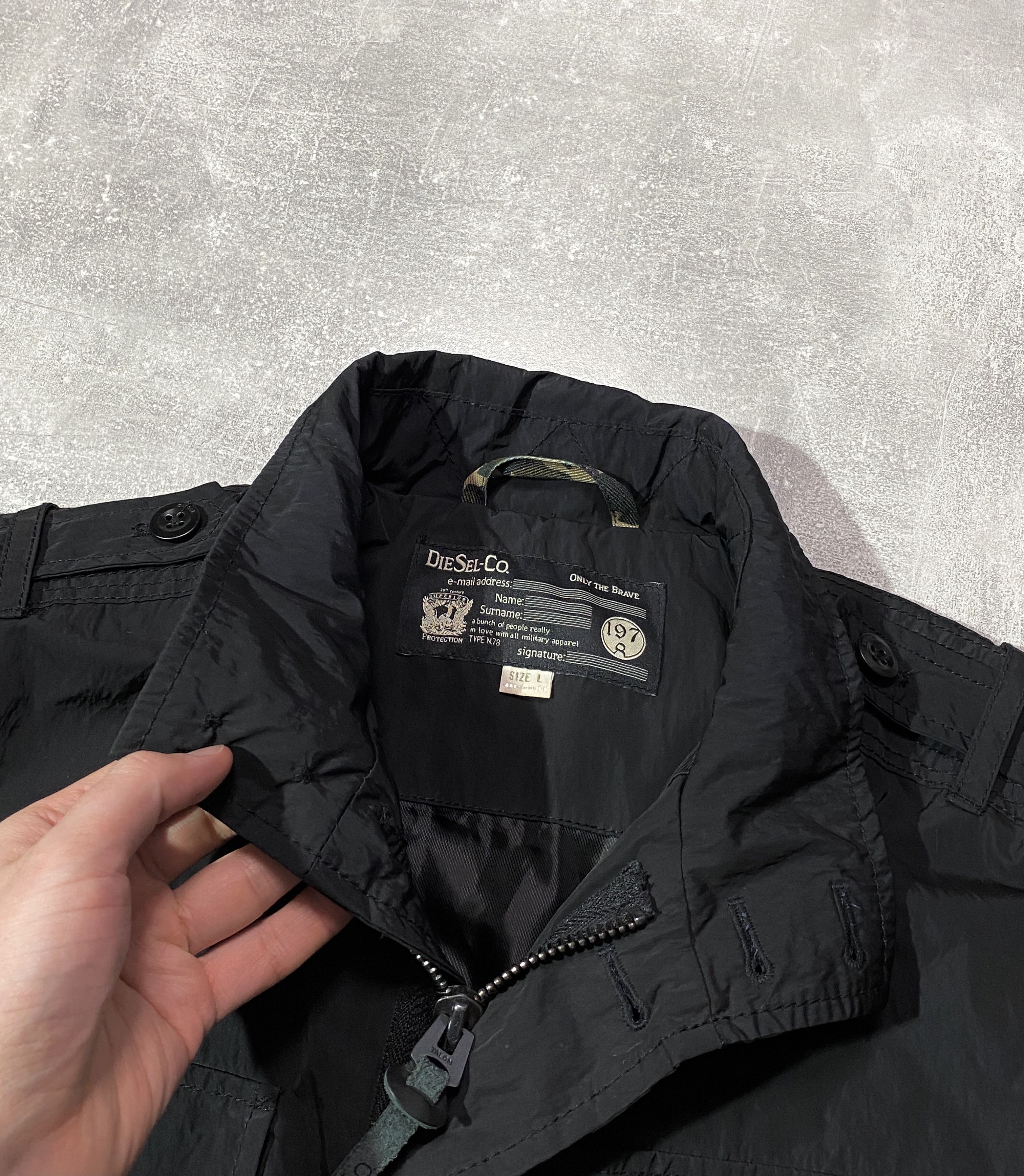 Diesel Vintage Y2K DIESEL NYLON JACKET TECH WEAR STYLE Size US L / EU 52-54 / 3 - 6 Thumbnail