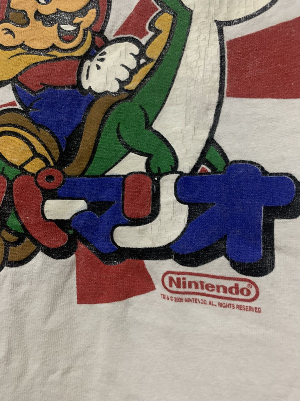 Nintendo Vintage Nintendo Super Mario Bros promo tee tshirt Size US XL / EU 56 / 4 - 2 Thumbnail