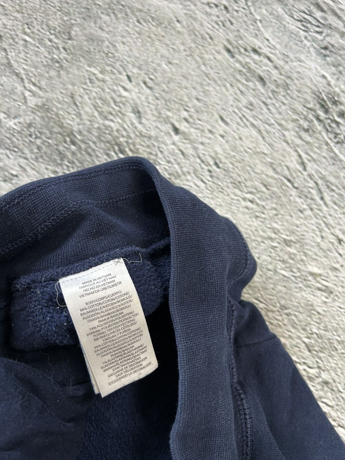 Polo Ralph Lauren × Ralph Lauren × Vintage Polo Ralph Lauren sweatpants navy blue small pony yellow Size US 32 / EU 48 - 4 Thumbnail