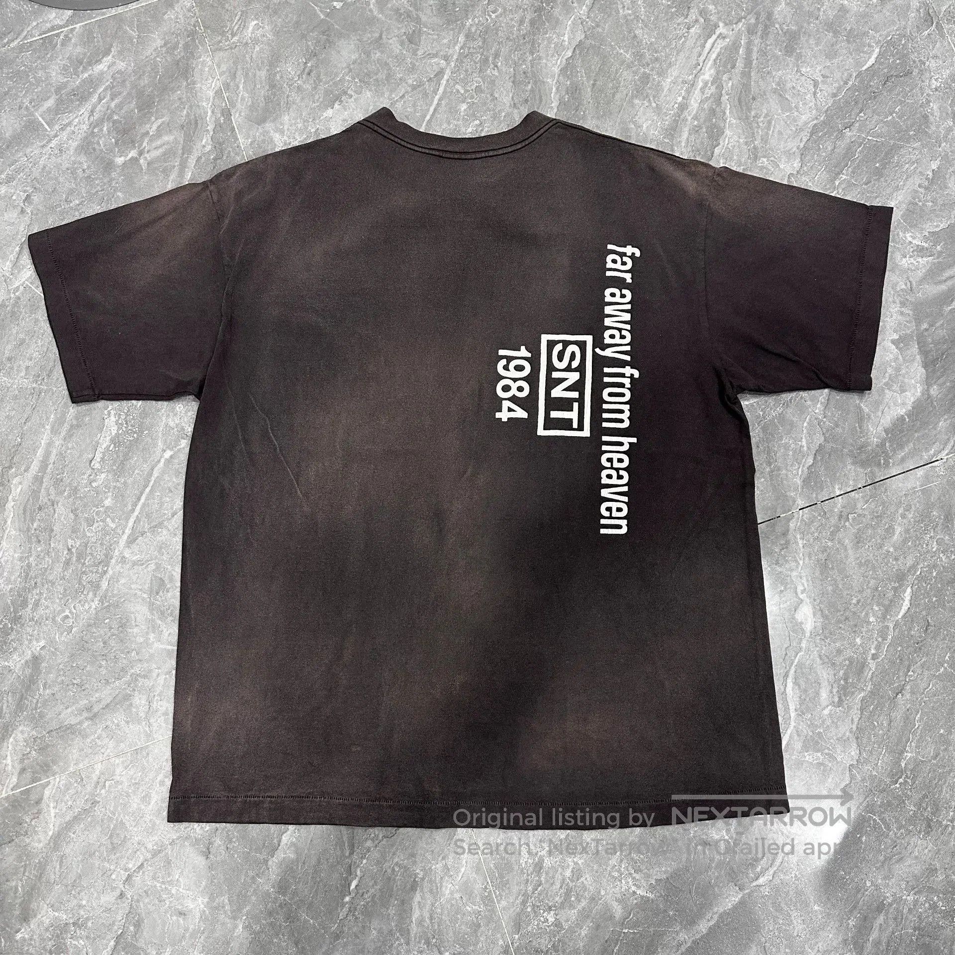 Saint Michael Saint Michael Black Washed Short Sleeve. Size US XL / EU 56 / 4 - 2 Thumbnail