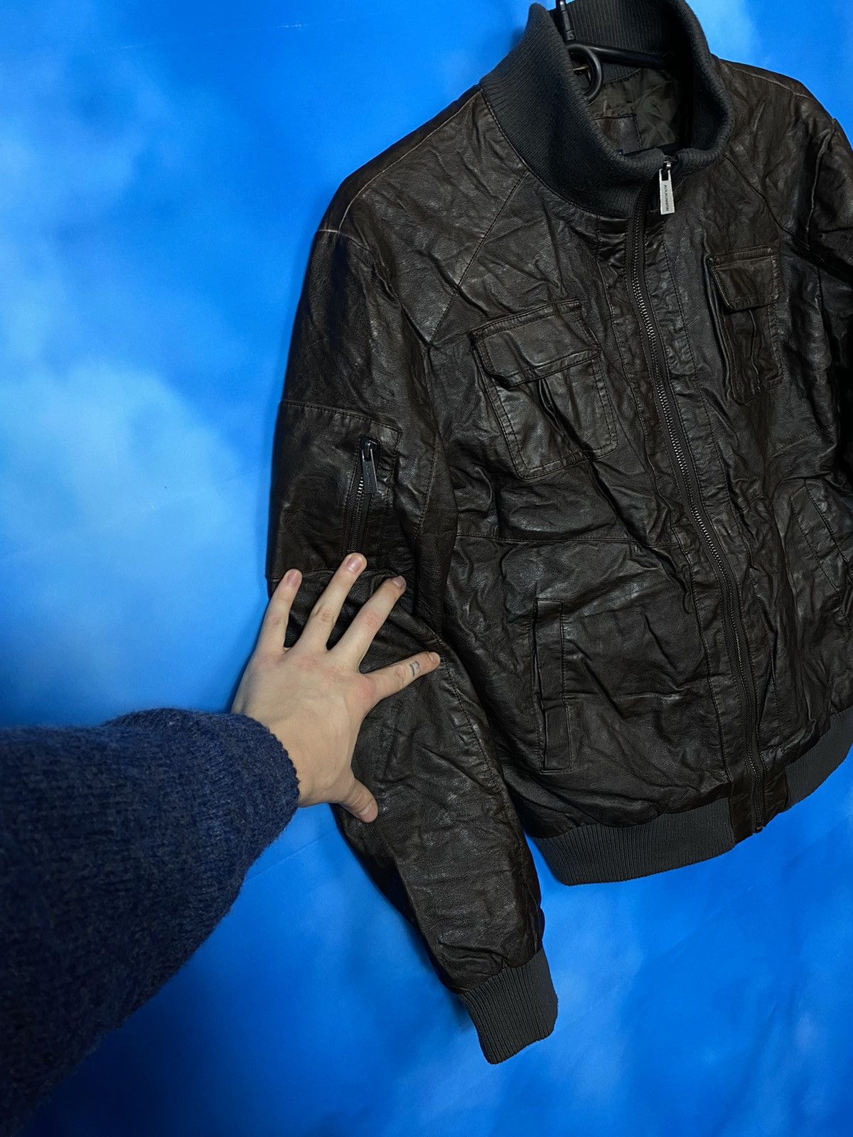 Vintage 🔥 Aston Martin Eco-leather racing jacket 16 years Size US XS / EU 42 / 0 - 6 Thumbnail