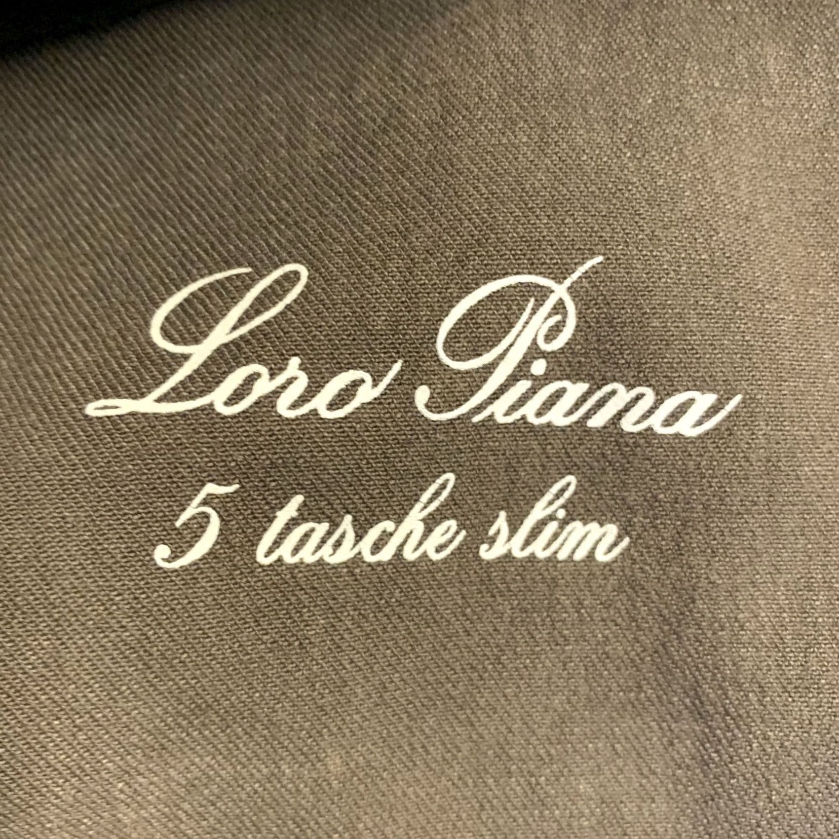 Loro Piana LORO PIANA Pants Brown Heather Cotton Blend Straight 34 Mens Casual Pants Size US 34 / EU 50 - 4 Thumbnail