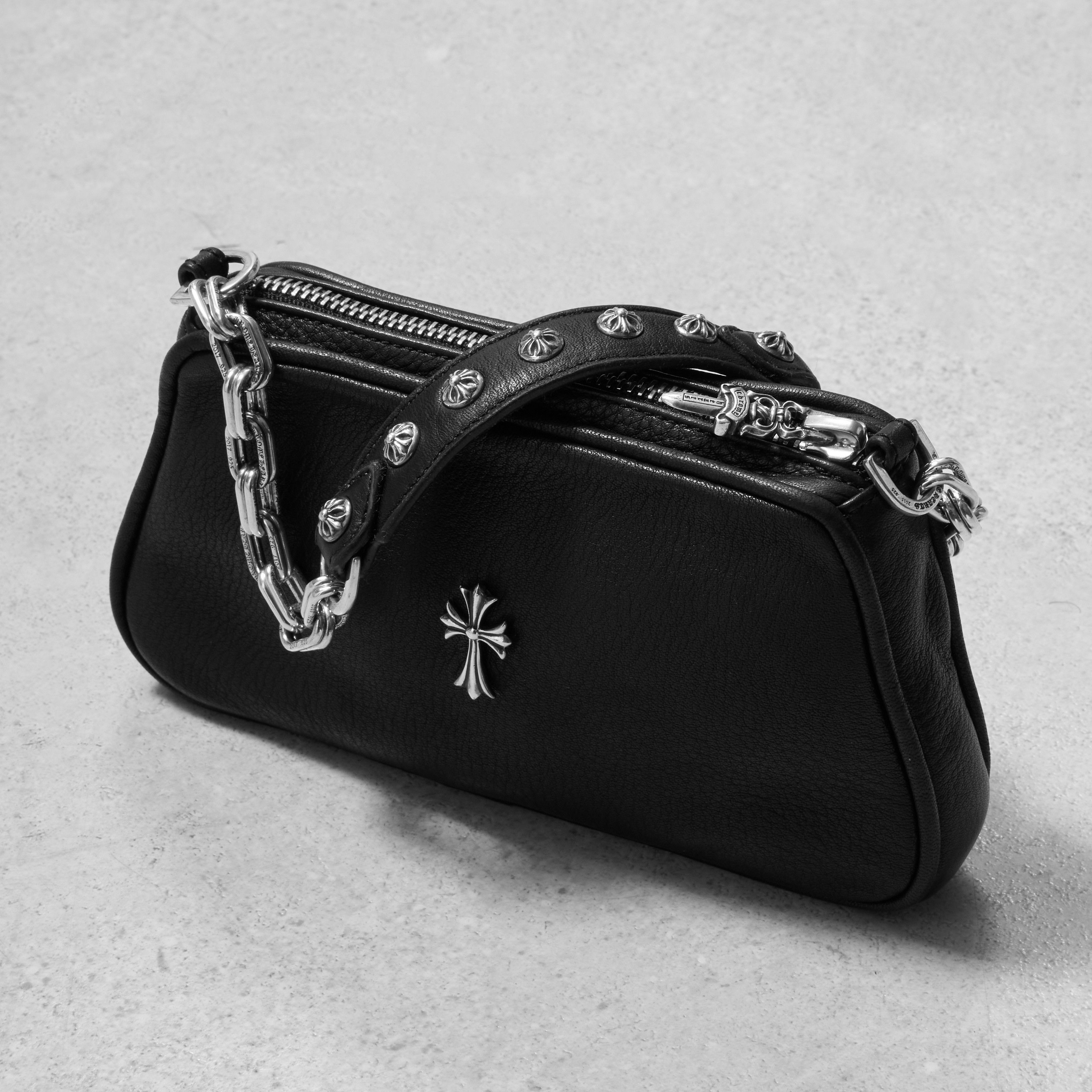 Chrome Hearts CHROME HEARTS Pulp Cross Link Chain Silver Medium Bag Size ONE SIZE - 7 Thumbnail