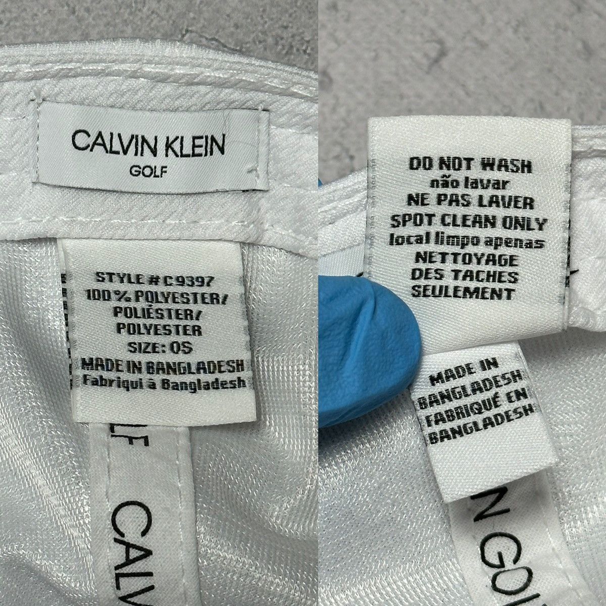 Calvin Klein Calvin Klein Golf White Cap Size ONE SIZE - 11 Thumbnail