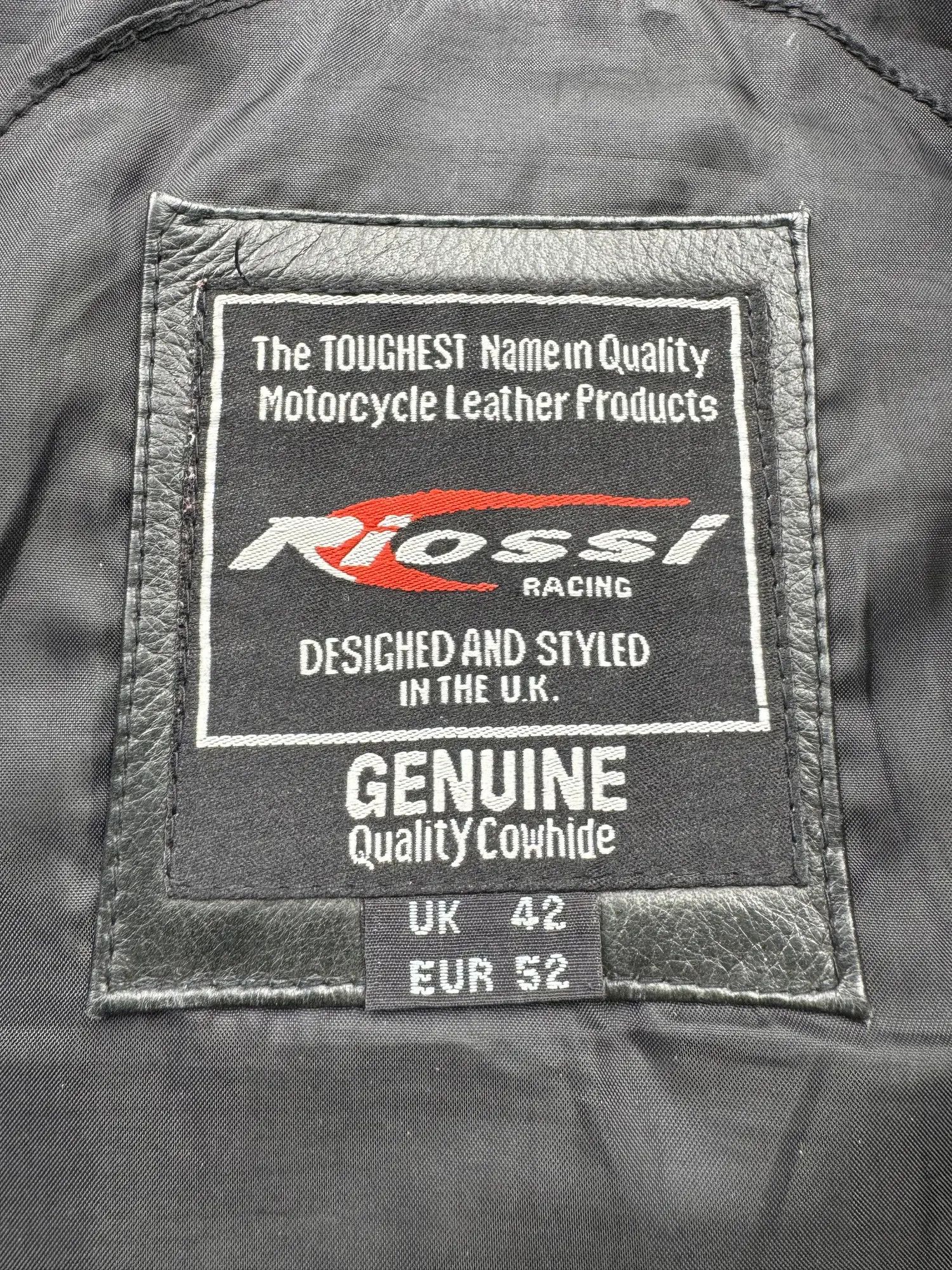 Vintage Riossi Racing Vintage Leather Moto Jacket A732D15(351) Size US M / EU 48-50 / 2 - 8 Thumbnail
