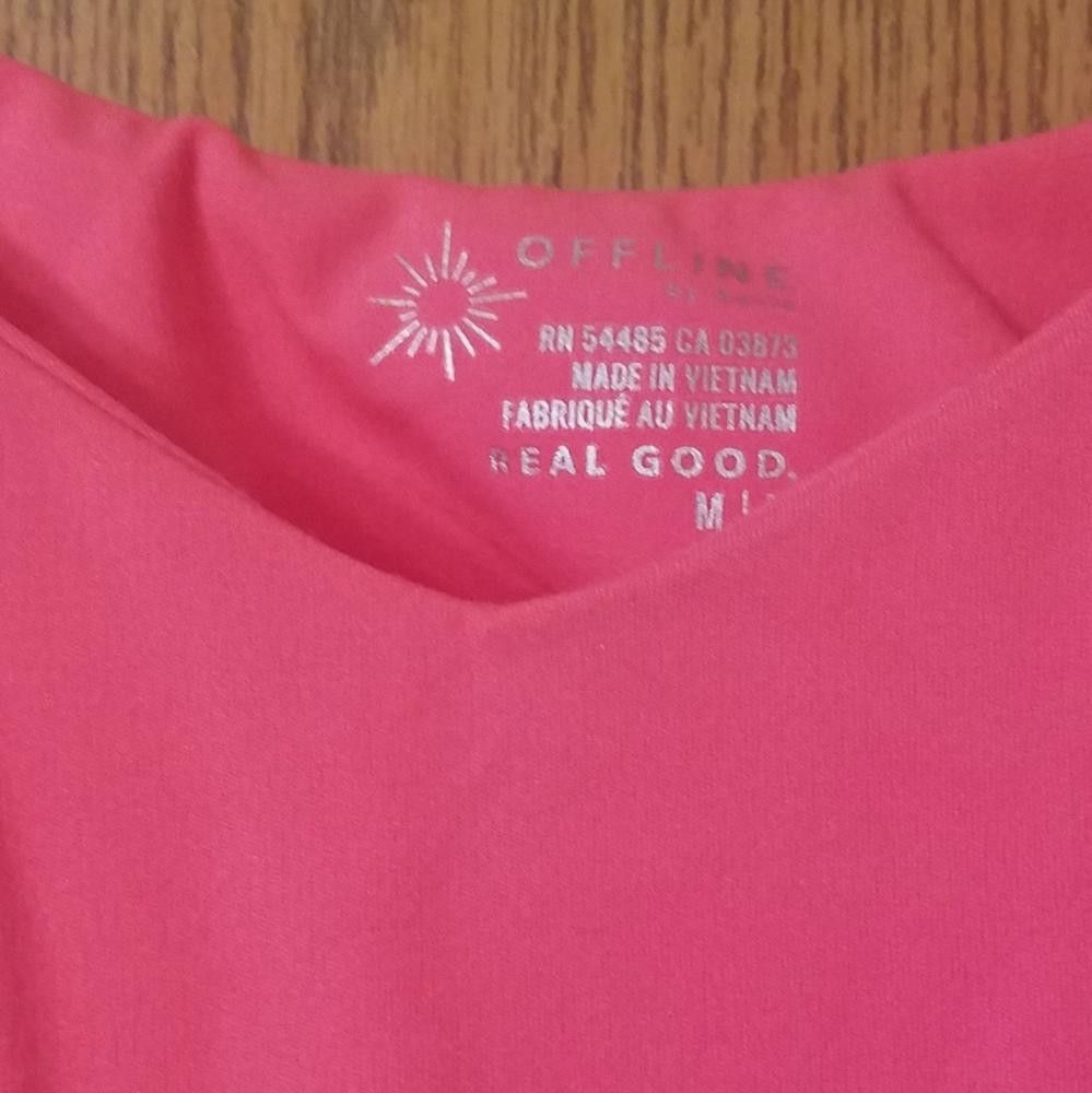 Designer NWT Aerie Pink Sleeveless Romper Size Medium Size 32" / US 10 / IT 46 - 3 Thumbnail