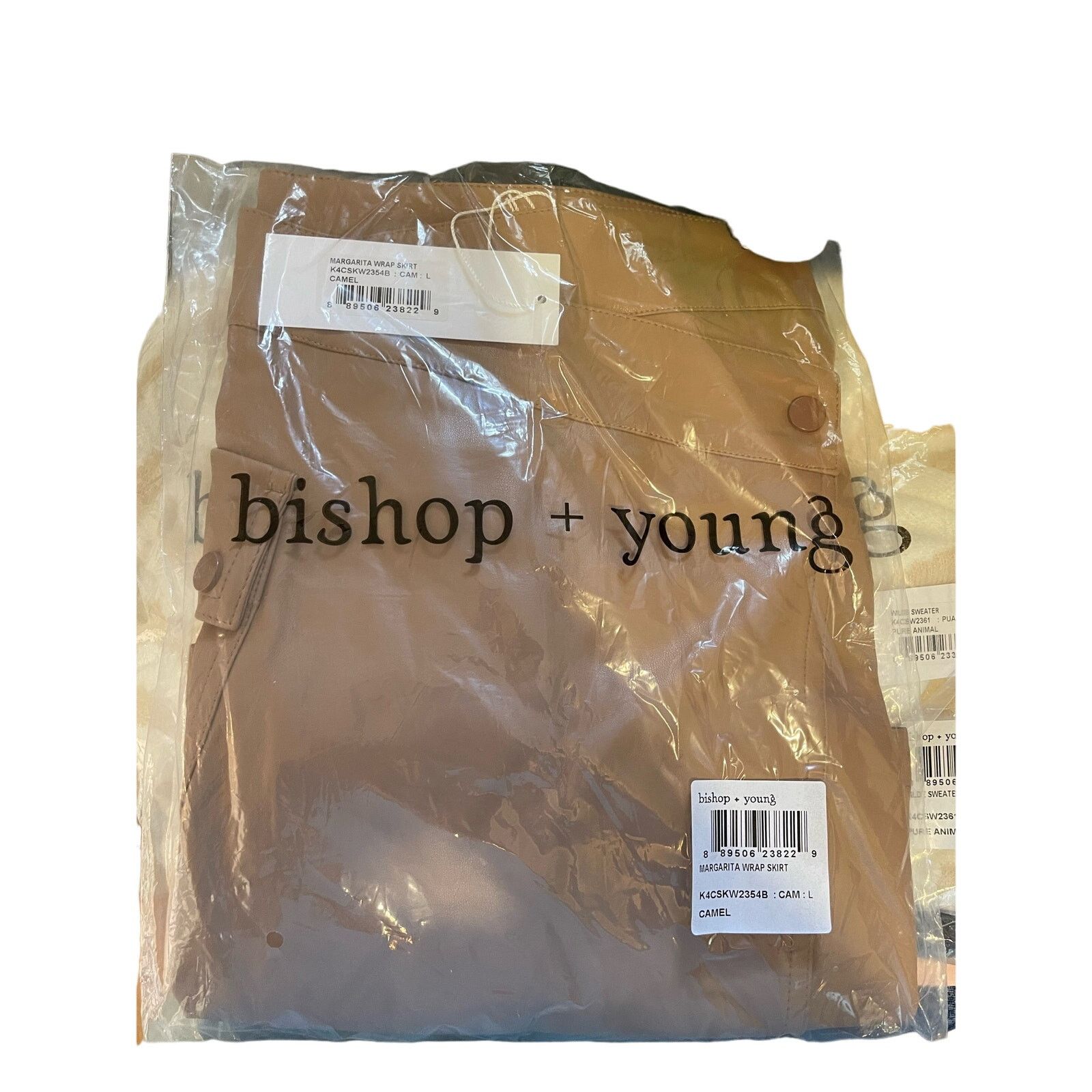 Other Bishop + Young, Margarita Warp Skirt, Camel, NWT, Size: L Size 32" / US 10 / IT 46 - 4 Thumbnail