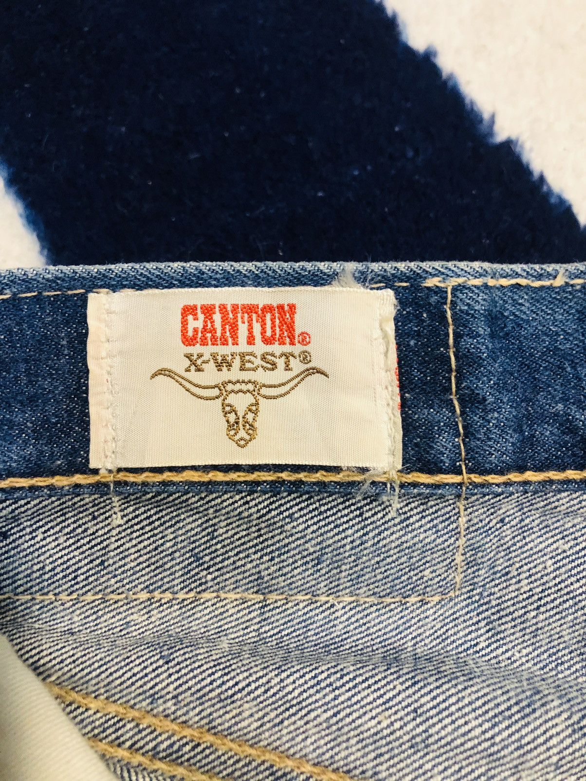 Sugar Cane × Vintage Canton Distressed Jeans (1) Size US 28 / EU 44 - 11 Thumbnail