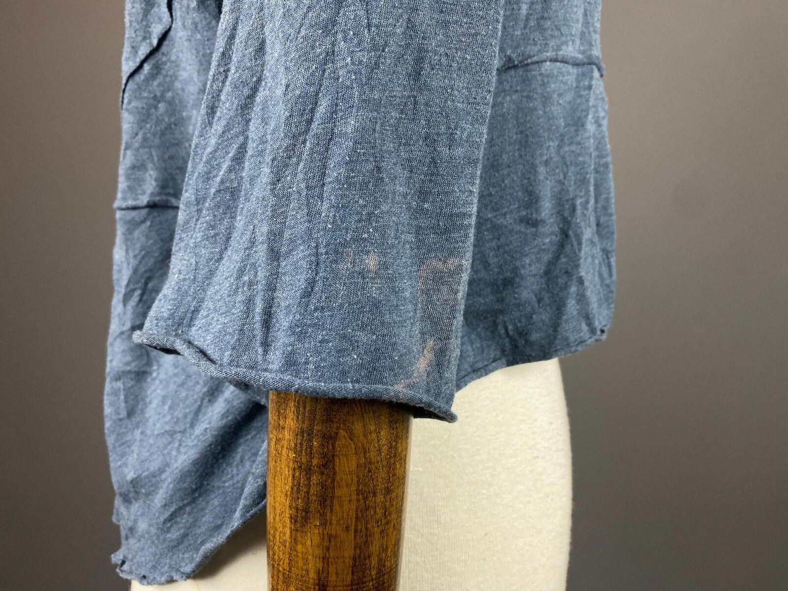 Designer Barbara Speer Blue Designed 3/4 Sleeve Cardigan Cape Size 2 Size XS / US 0-2 / IT 36-38 - 4 Thumbnail