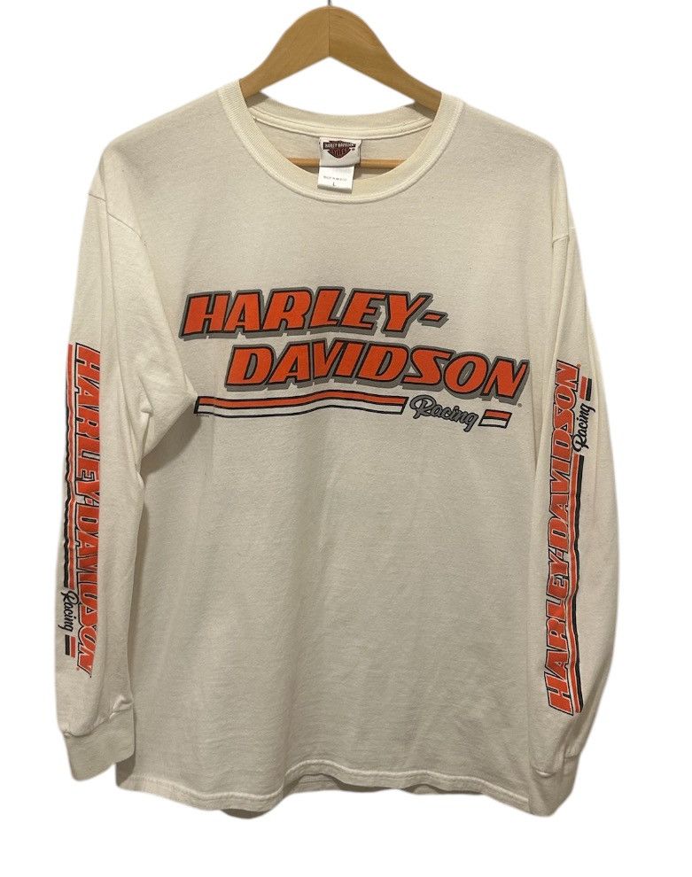 Harley Davidson × Vintage Vintage Harley Davidson Long Sleeve Shirt Size US L / EU 52-54 / 3 - 1 Thumbnail