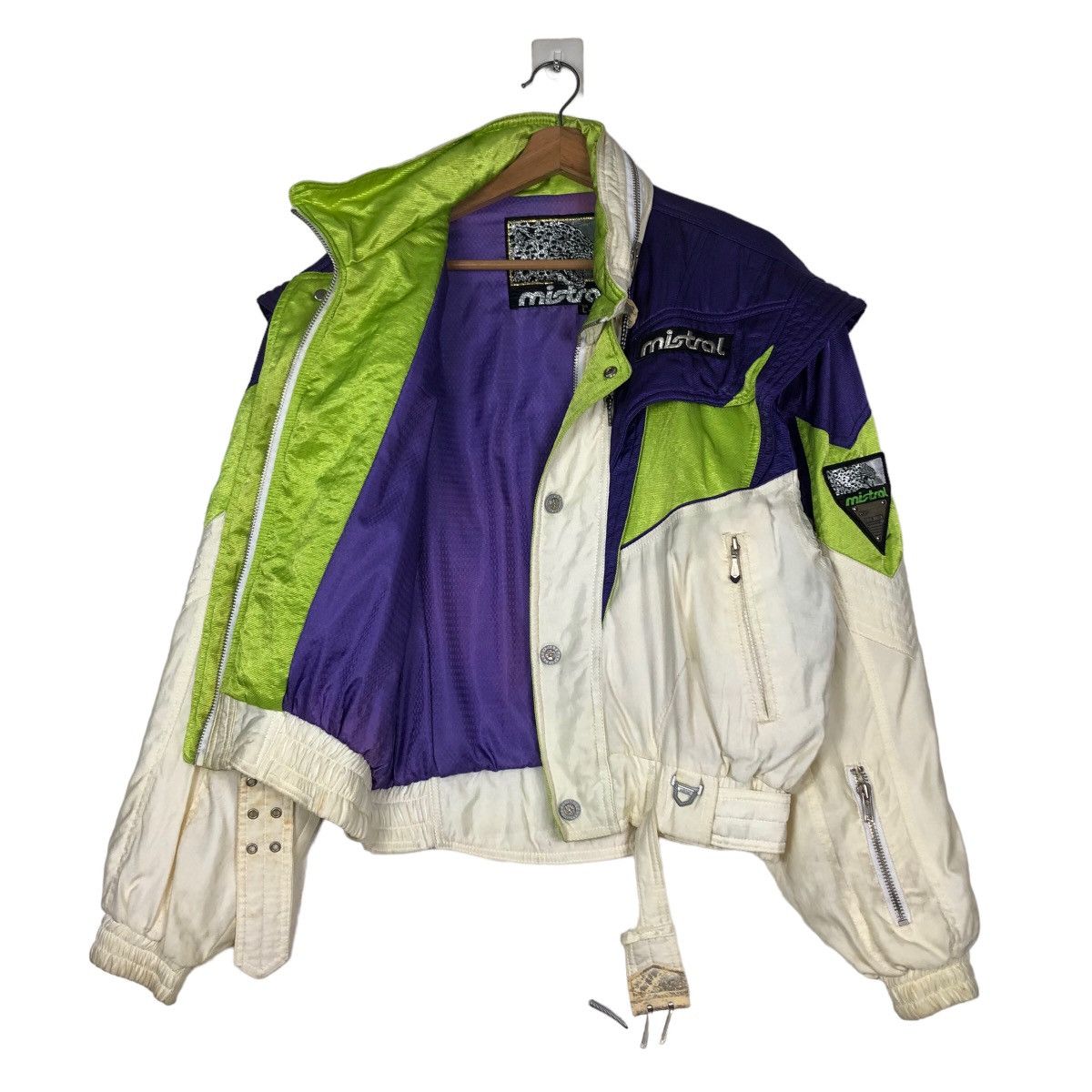 Japanese Brand 🔥Cropped Biker Ski Jacket Mistral Japan Bondage Cargo Size US L / EU 52-54 / 3 - 11 Thumbnail