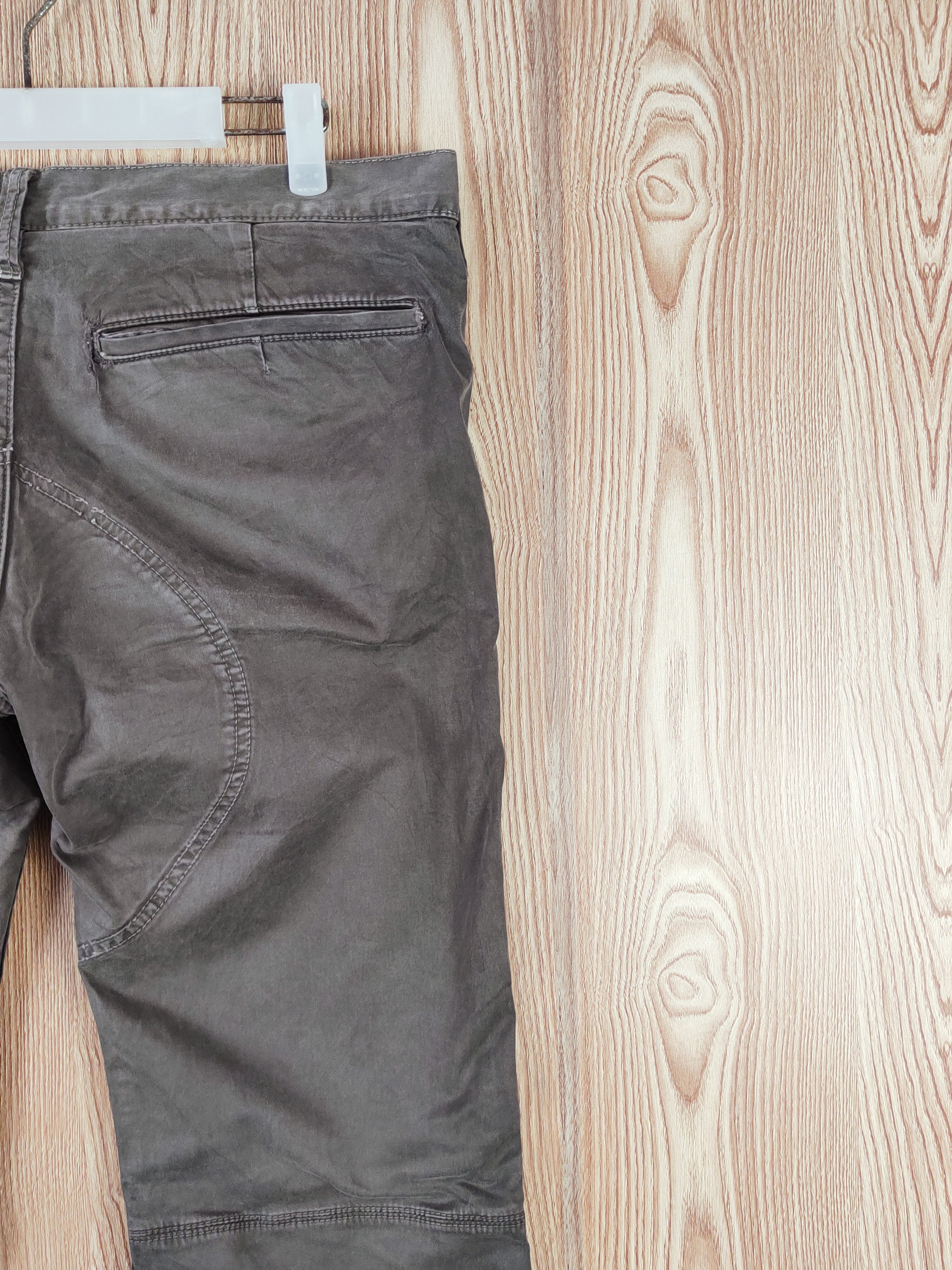 Quadro Dark Brown Multipocket Casual Pants #W624