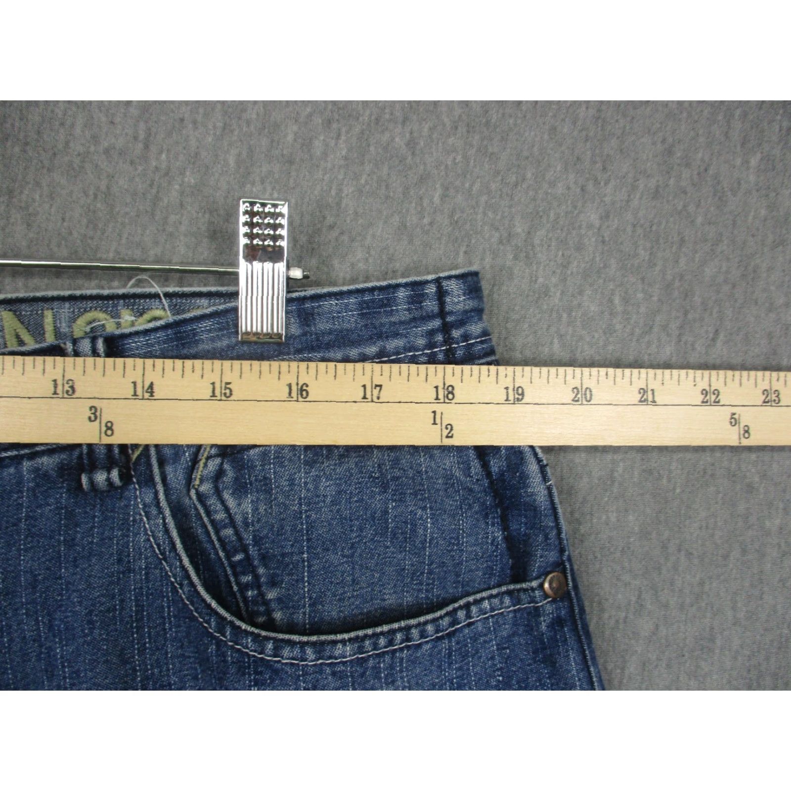 Akademiks Akademiks Jeans Mens 38 Blue Denim Baggy Fit Streetwear 2000s Y2K Hip Hop Mens Size US 38 / EU 54 - 4 Thumbnail