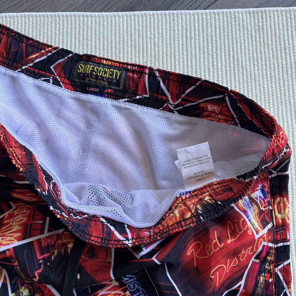 Other SURF SOCIETY Swimwear Swim Trunks with Amsterdam Signs Size US 33 - 3 Thumbnail