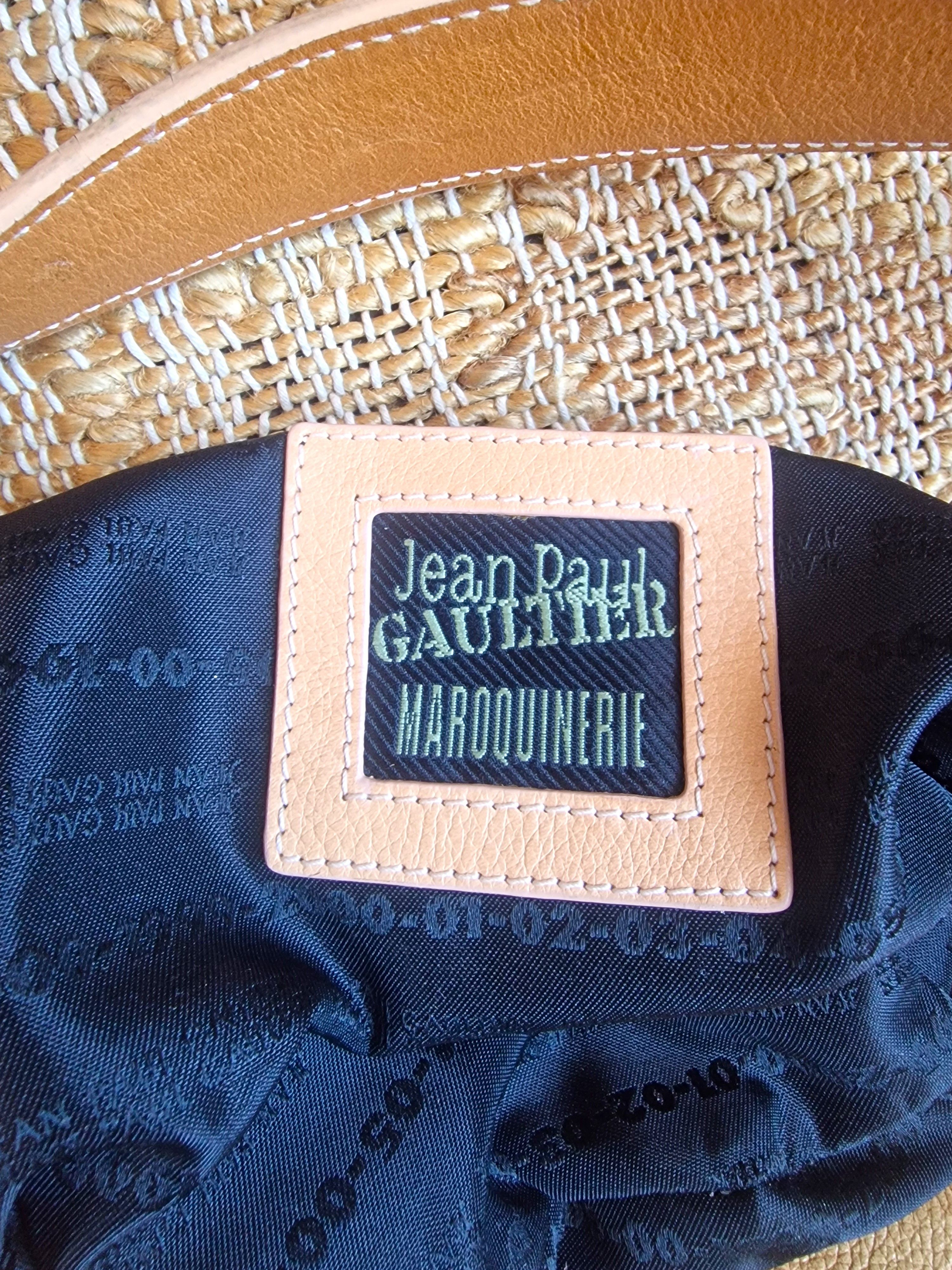 Jean Paul Gaultier Jean Paul Gaultier Leather Hobo Banana Shoulder Bag Size ONE SIZE - 16 Thumbnail
