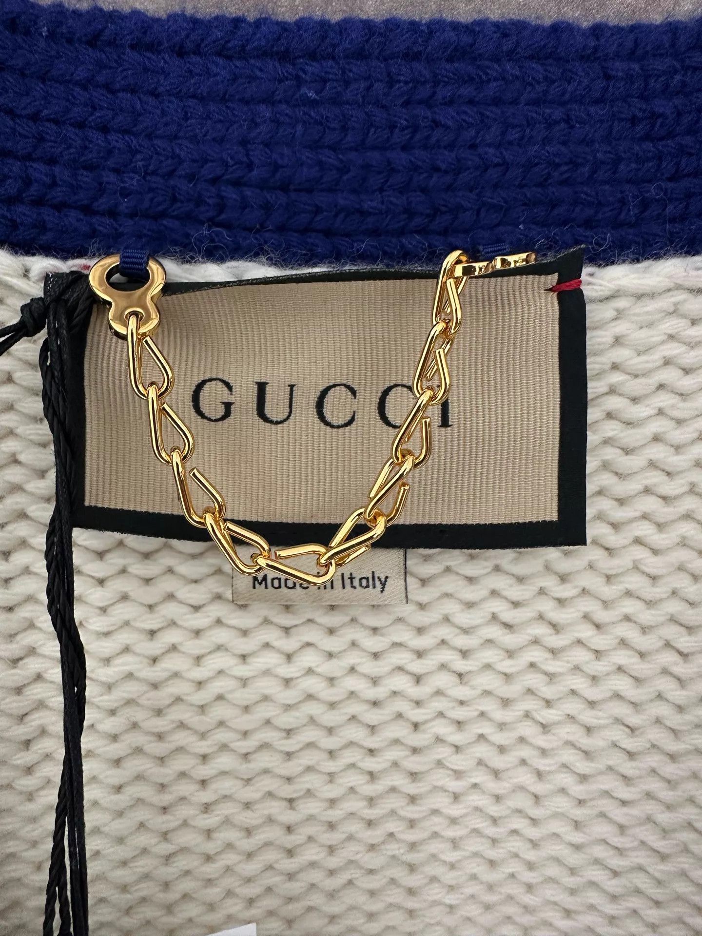 Gucci Gucci Men's GG Rabbit Intarsia Knit Cardigan XS New Size US XS / EU 42 / 0 - 3 Thumbnail