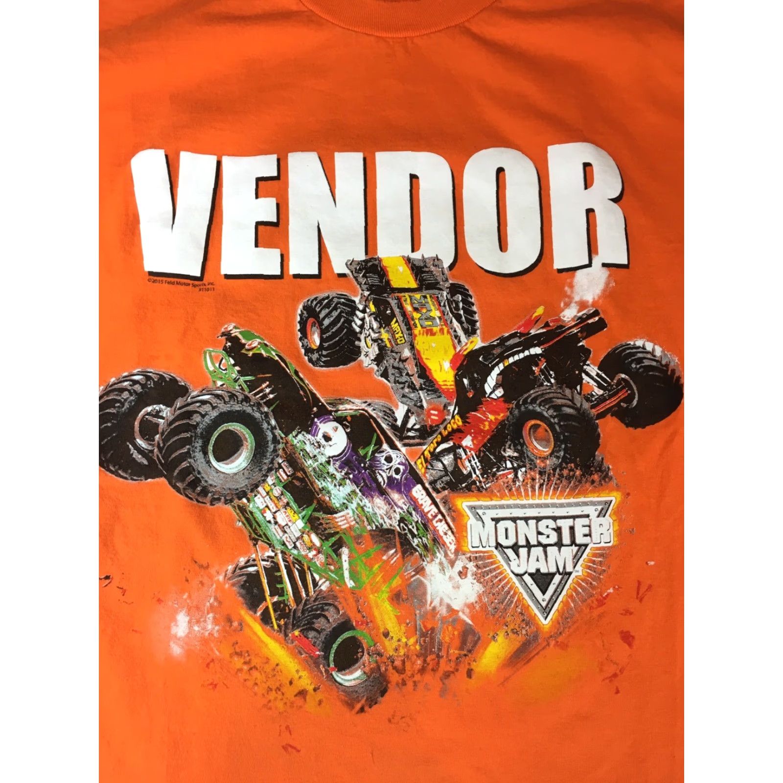 AAA VINTAGE Monster Jam Grave Digger El Torro Truck T Shirt Size M Orange Mens Size US M / EU 48-50 / 2 - 2 Thumbnail
