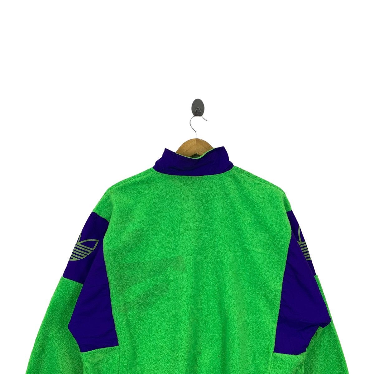 Adidas Vintage ADIDAS Trefoil Sports Fleece Half Zipper Sweatshirt Size US M / EU 48-50 / 2 - 5 Thumbnail