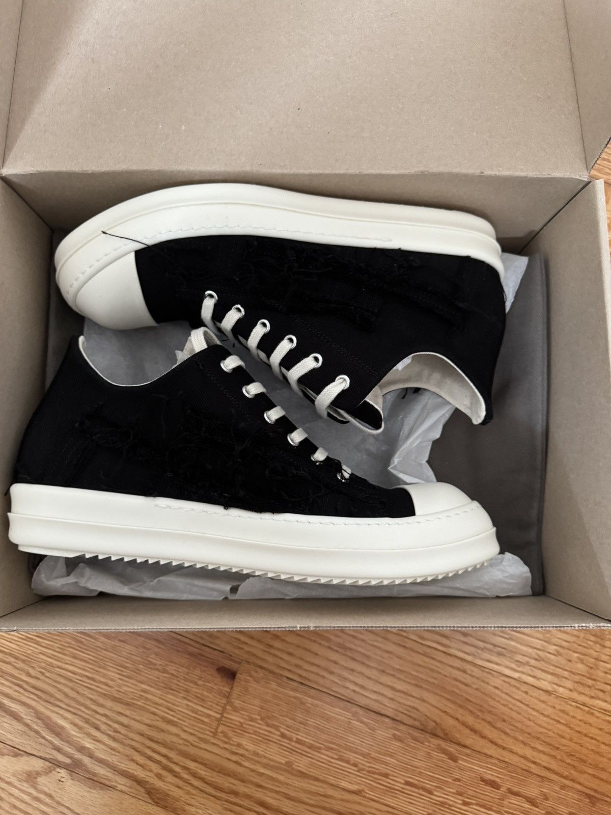 Rick Owens DRKSHDW Scarpe Denim Low